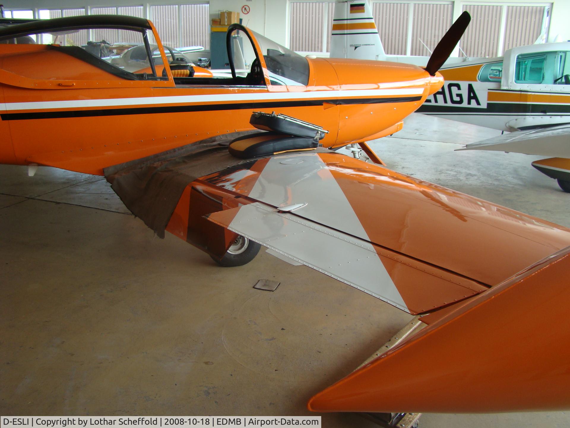 D-ESLI, 1969 SIAI-Marchetti SF-260 C/N 2-31, side view