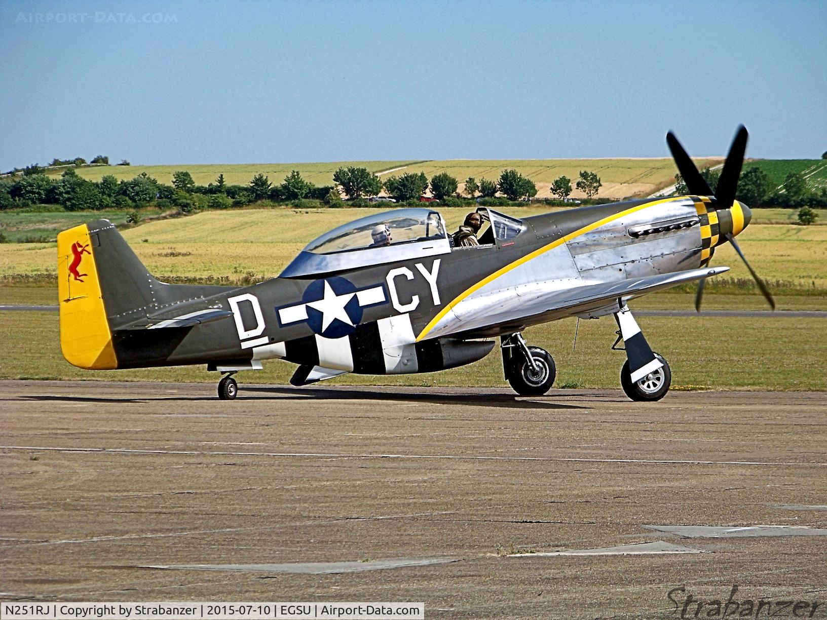 N251RJ, 1944 North American TF-51D Mustang C/N 124-44703, North American TF-51D Mustang seen at the Flying Legends Air Show at Duxford in July, 2015.

Kodak Z812 IS   1/800 f/3.6   ISO 67