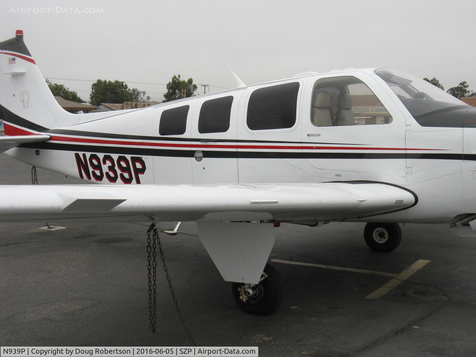 N939P, 2008 Hawker Beechcraft Corp G36 Bonanza C/N E-3847, 2008 Hawker Beech G36 BONANZA, Continental IO-550-B 300 Hp, tapered wing with gloves and tip tanks