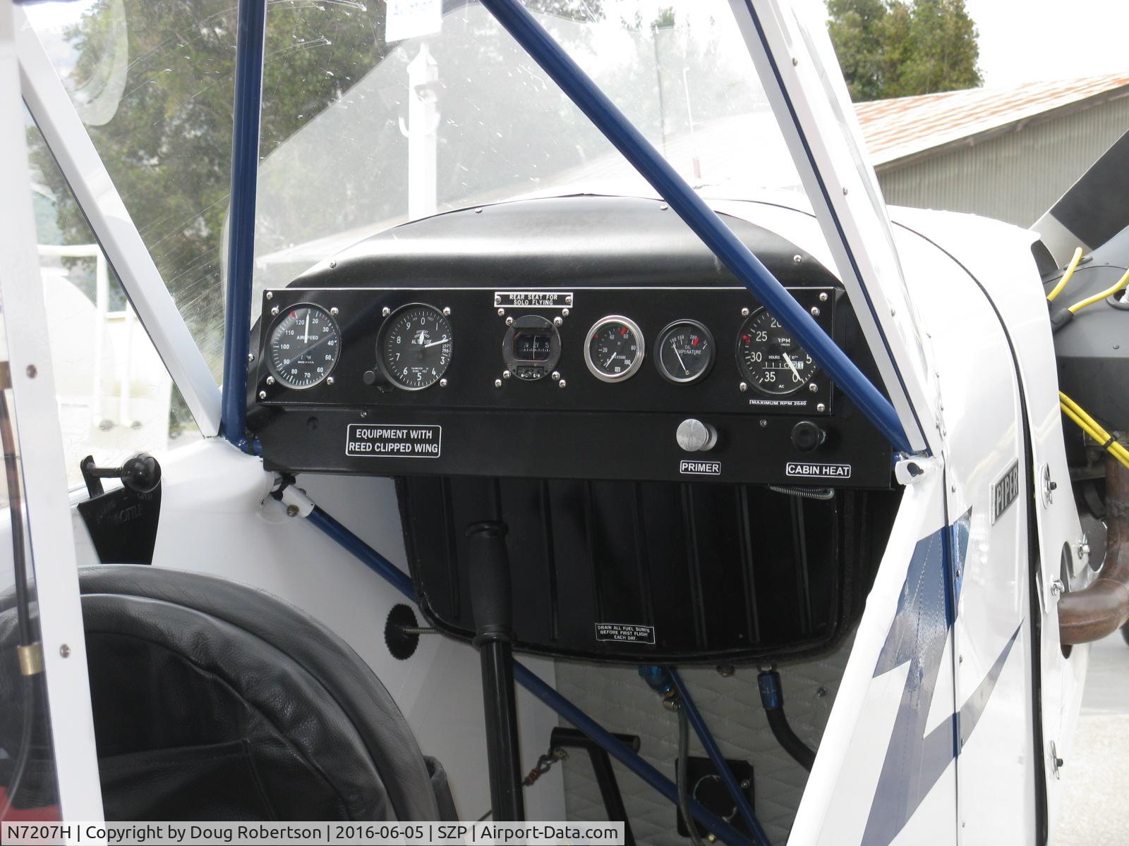 N7207H, 1946 Piper J3C-65 Cub C/N 20473, 1946 Piper J3C-65 CUB, Continental A&C65 65 Hp, clipped wings, Experimental class, custom panel. Overall a stunning appearance and well-kept condition!