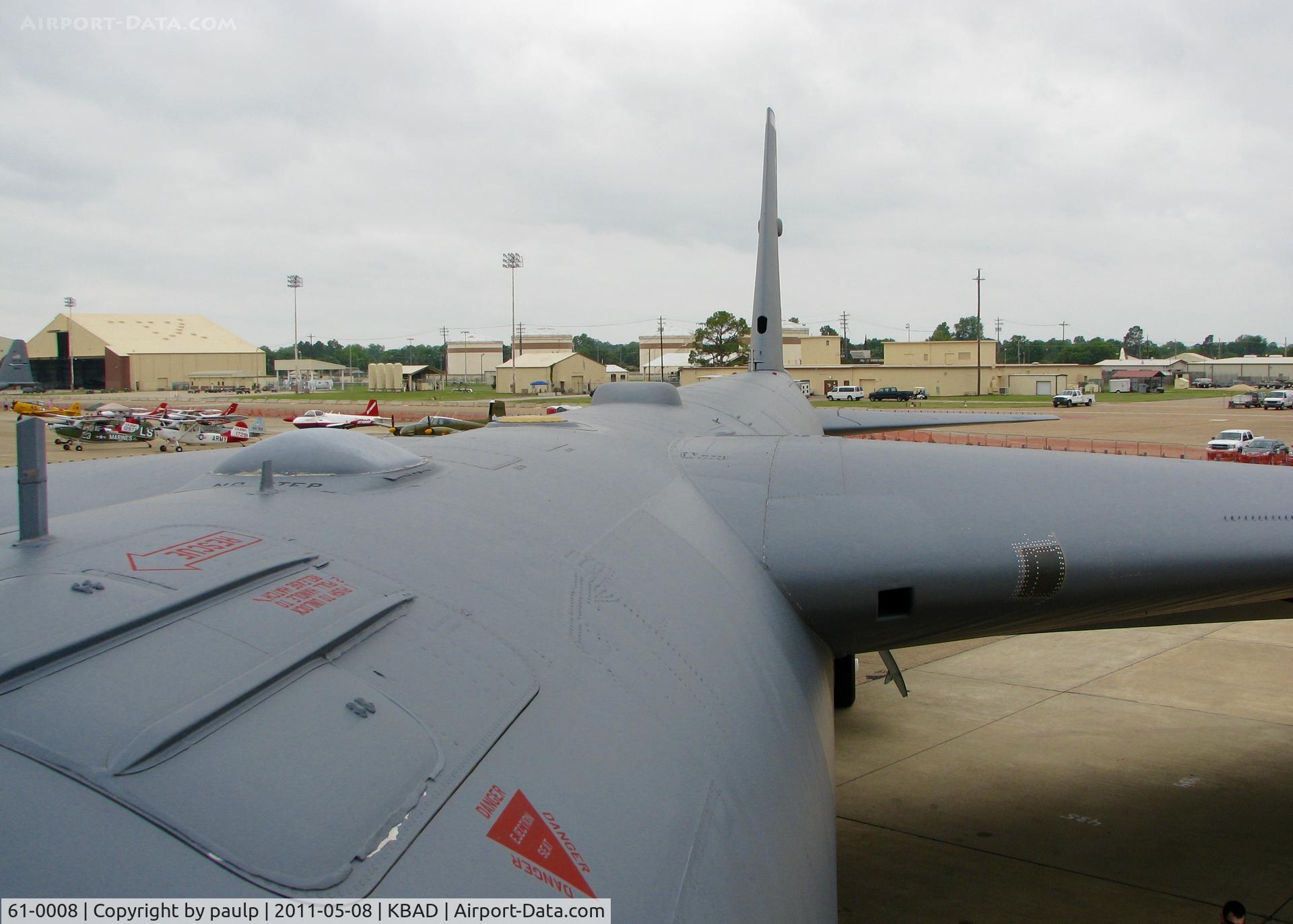 61-0008, 1961 Boeing B-52H Stratofortress C/N 464435, At Barksdale Air Force Base.