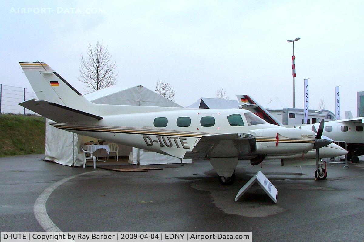 D-IUTE, 1982 Beech B-60 Duke C/N P-593, Beech B60 Duke [P-593] Friedrichshafen~D 04/04/2009