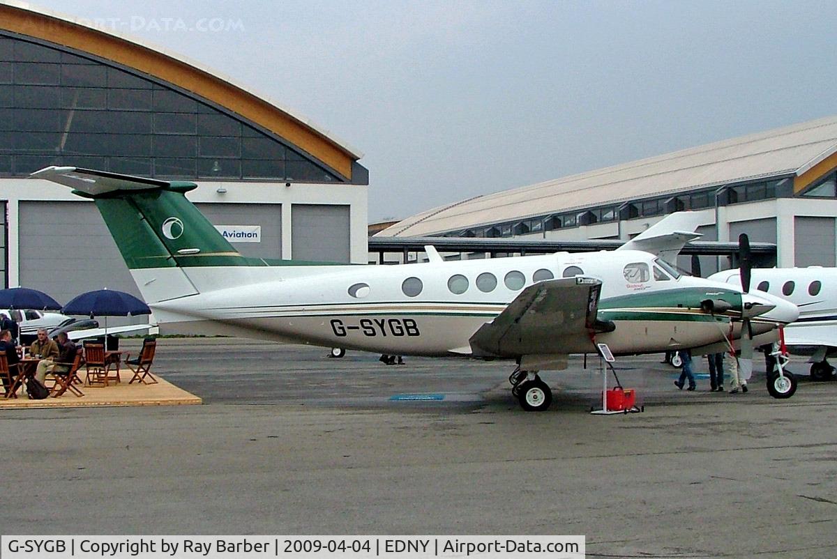 G-SYGB, 2008 Beechcraft King Air 200GT C/N BY-068, Beech B200GT Super King Air [BY-68] Friedrichshafen~D 04/04/2009