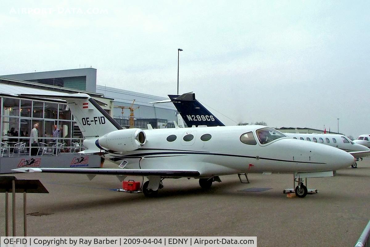 OE-FID, 2007 Cessna 510 Citation Mustang Citation Mustang C/N 510-0040, Cessna Citation Mustang [510-0040] Friedrichshafen~D 04/04/2009