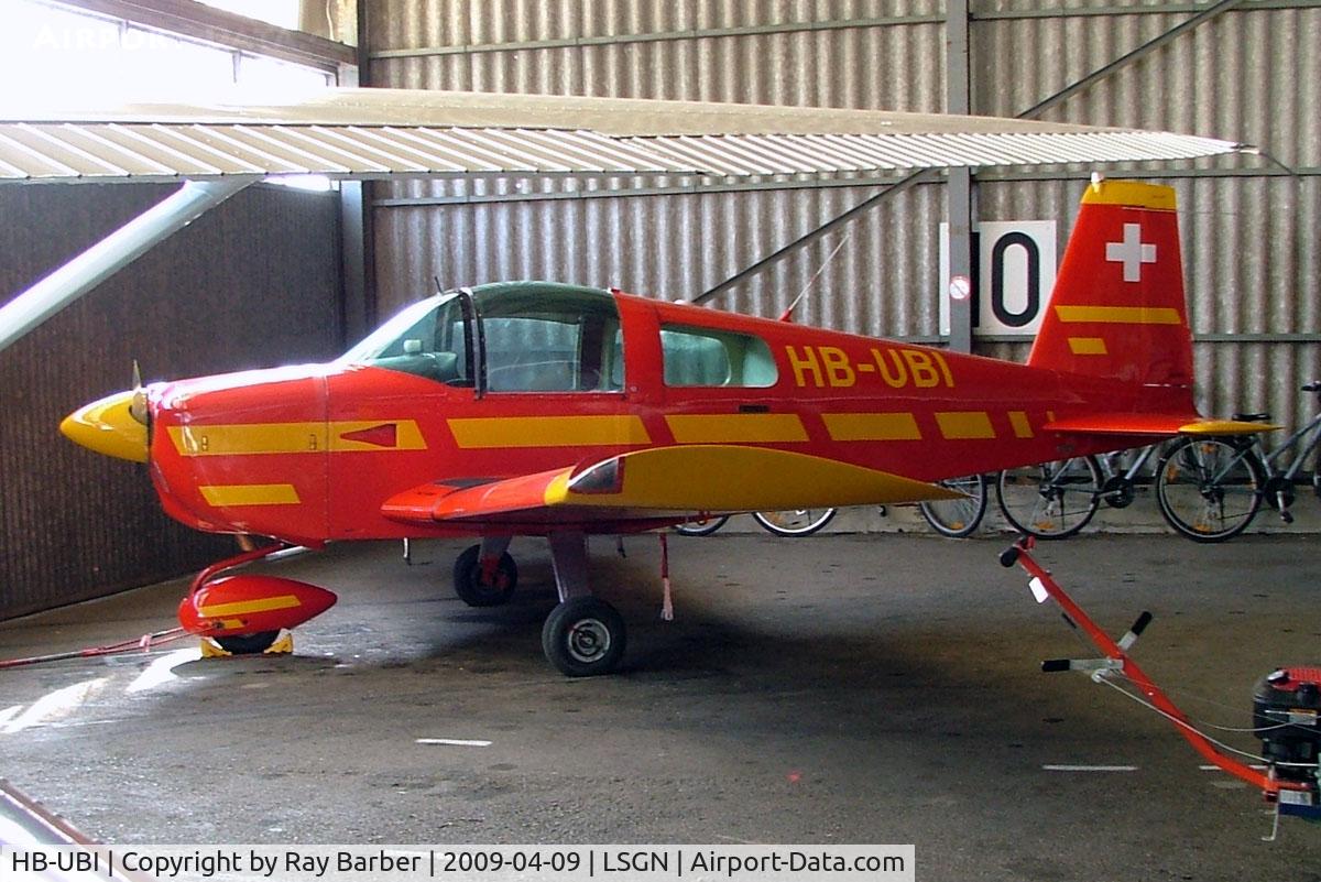HB-UBI, 1971 American Aviation AA-1A Trainer C/N AA1A-0087, American Aviation AA-1A Trainer [AA1A-0087] Neuchatel/Colombier~HB 09/04/2009