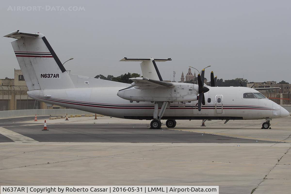 N637AR, 1991 De Havilland Canada DHC-8-102A Dash 8 Dash 8 C/N 265, Safi Apron