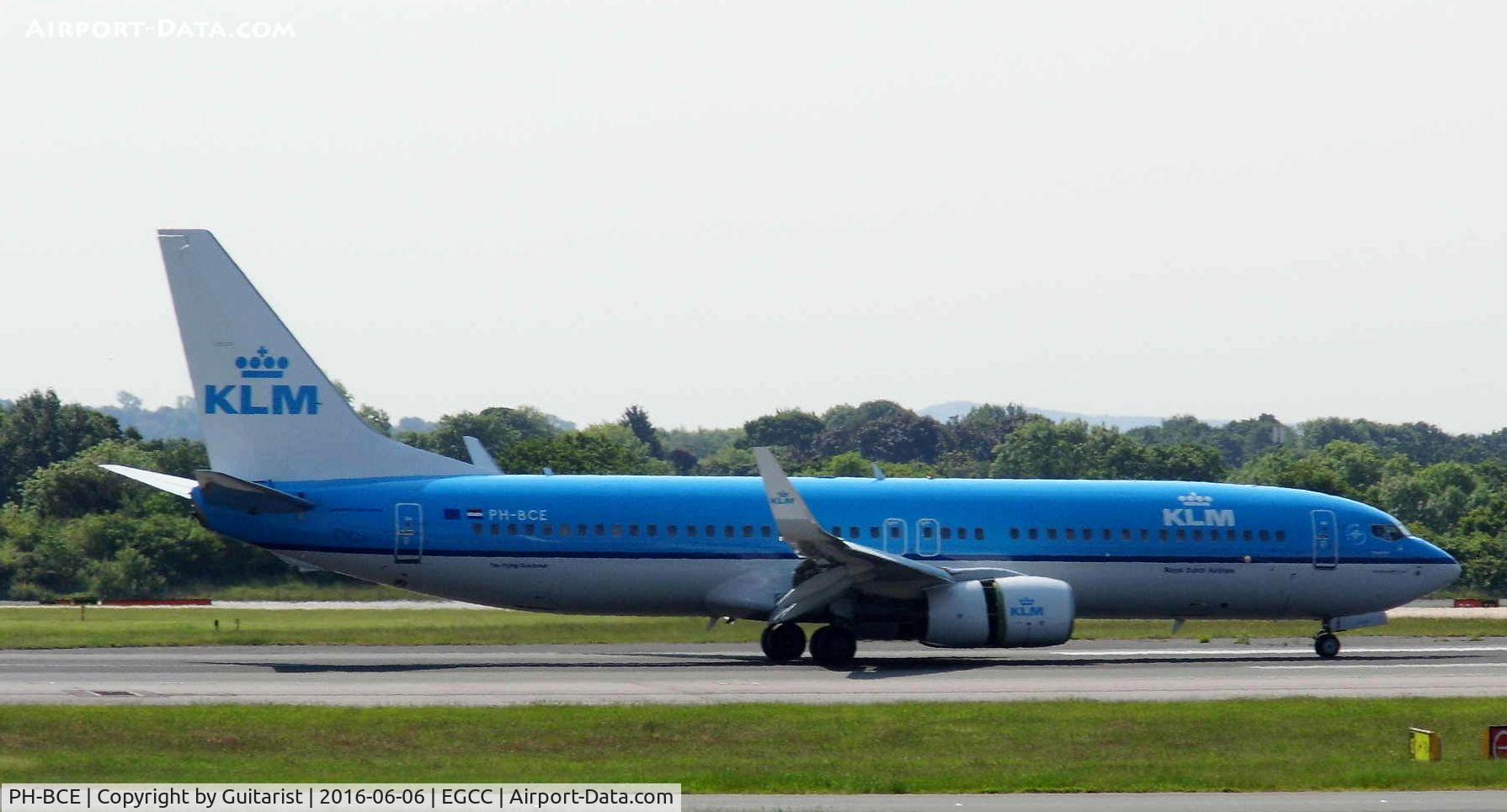 PH-BCE, 2014 Boeing 737-8K2 C/N 42151, At Manchester