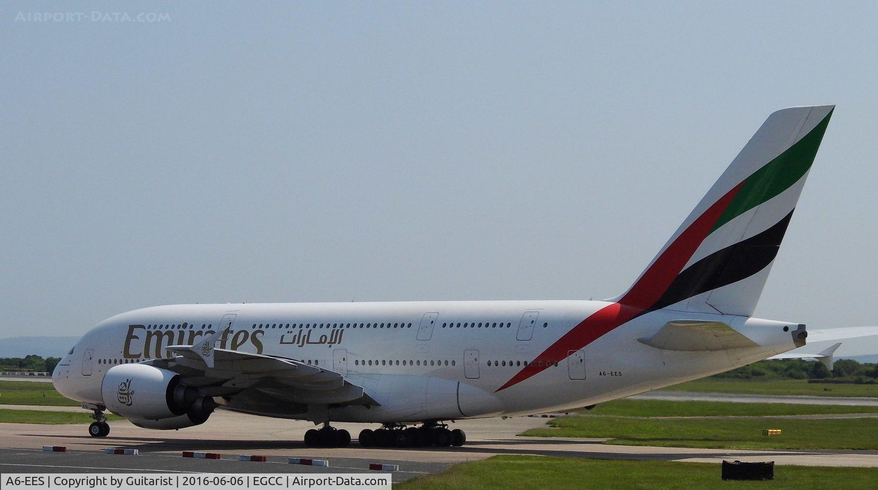A6-EES, 2013 Airbus A380-861 C/N 140, At Manchester