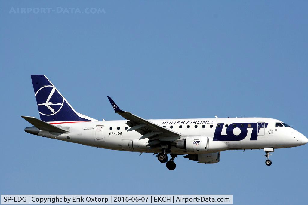 SP-LDG, 2005 Embraer 170ST (ERJ-170-100ST) C/N 17000065, SP-LDG landing rw 22L