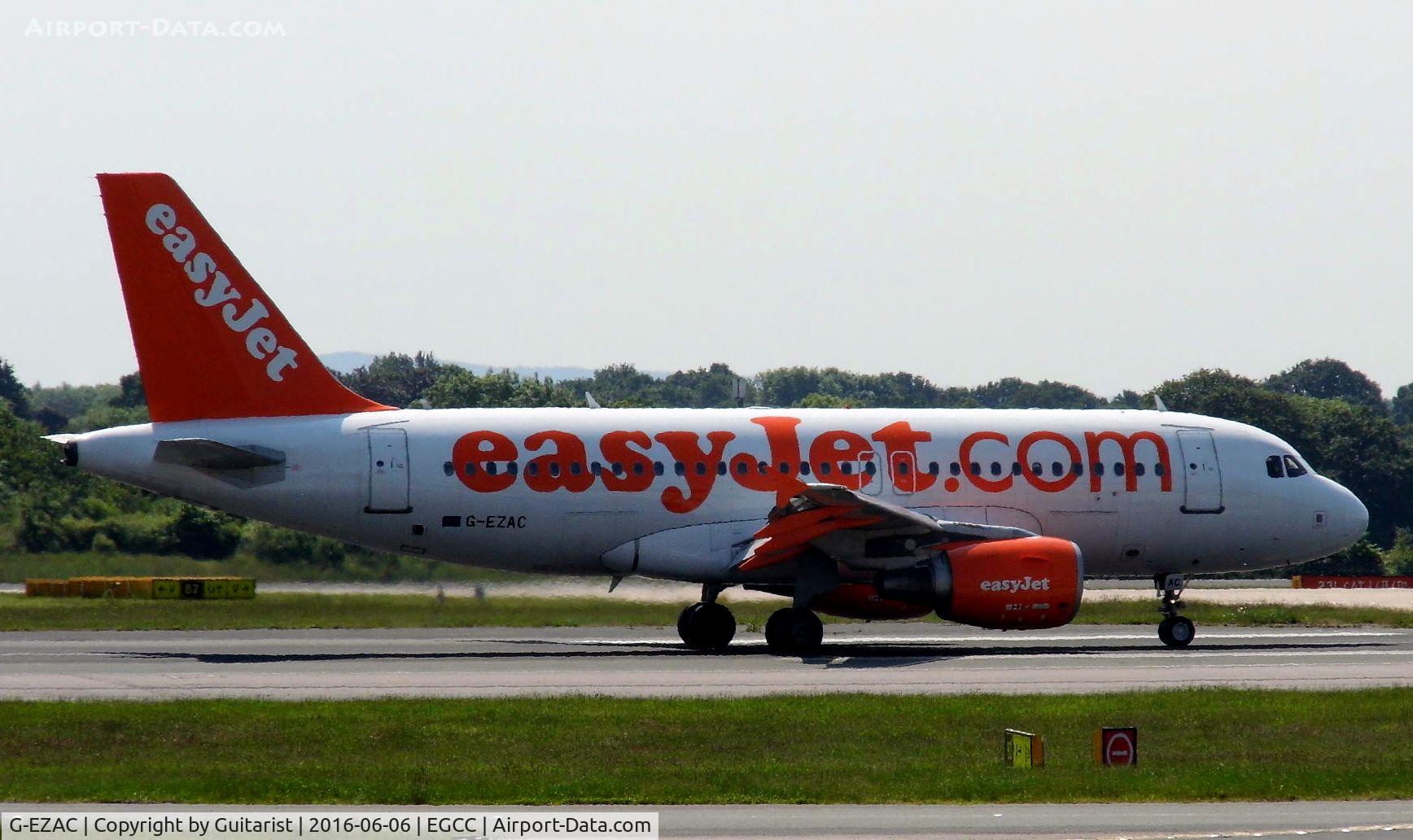 G-EZAC, 2006 Airbus A319-111 C/N 2691, At Manchester