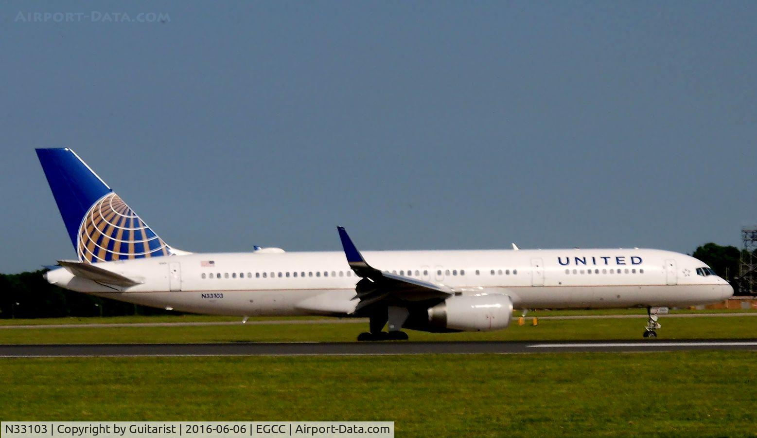 N33103, 1994 Boeing 757-224 C/N 27293, At Manchester