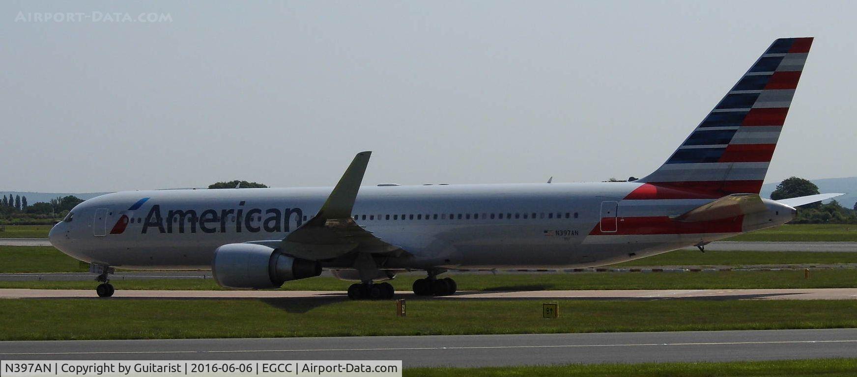 N397AN, 1999 Boeing 767-323/ER C/N 29604, At Manchester