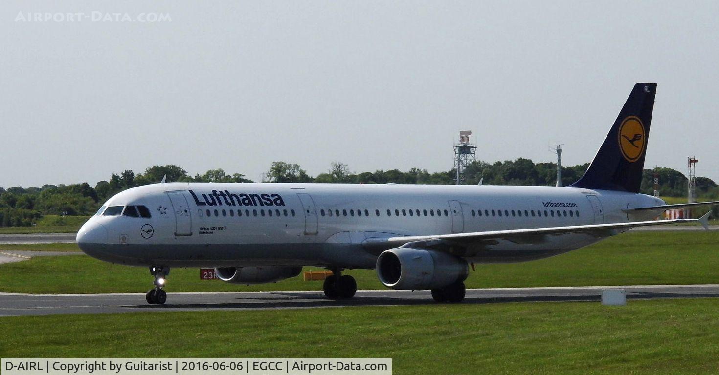 D-AIRL, 1994 Airbus A321-131 C/N 505, At Manchester