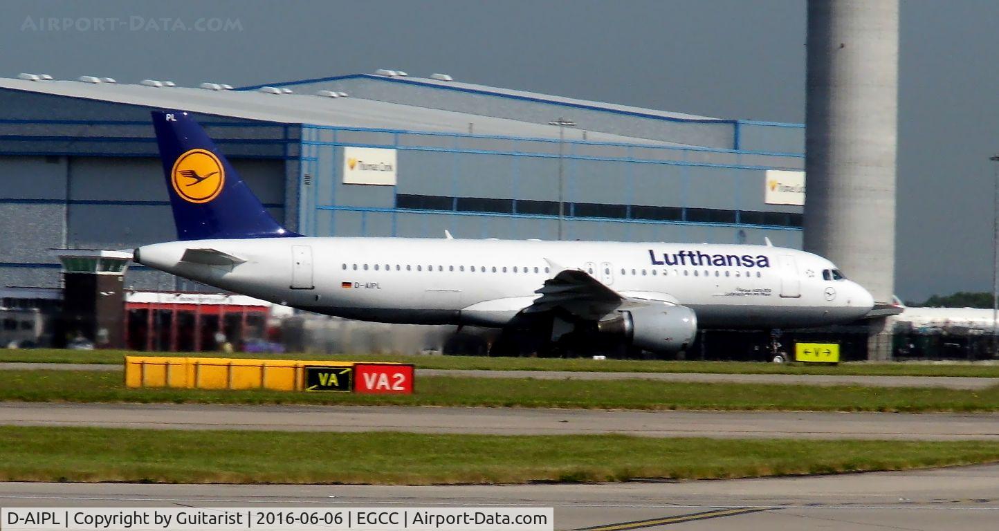 D-AIPL, 1989 Airbus A320-211 C/N 094, At Manchester