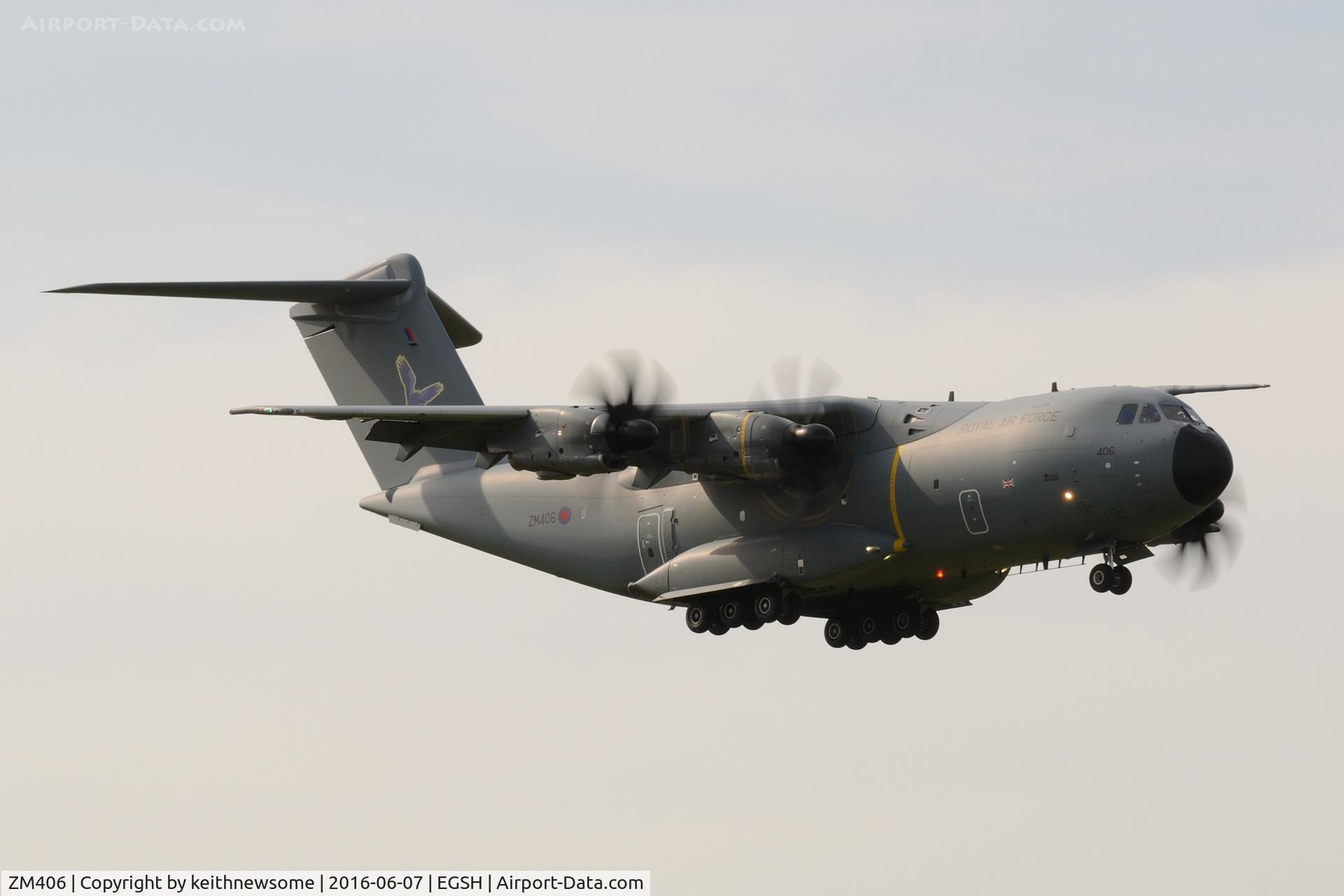 ZM406, 2015 Airbus A400M Atlas C.1 C/N 025, Return Visitor.