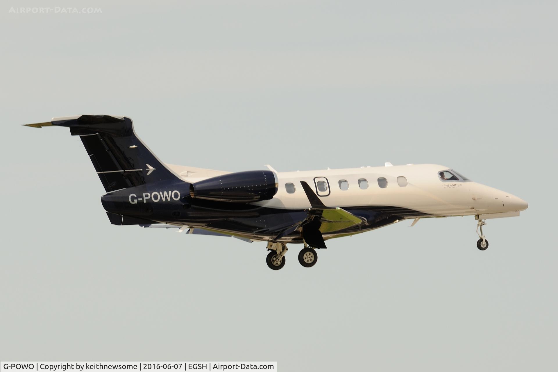 G-POWO, 2015 Embraer EMB-505 Phenom 300 C/N 50500266, Return Visitor.