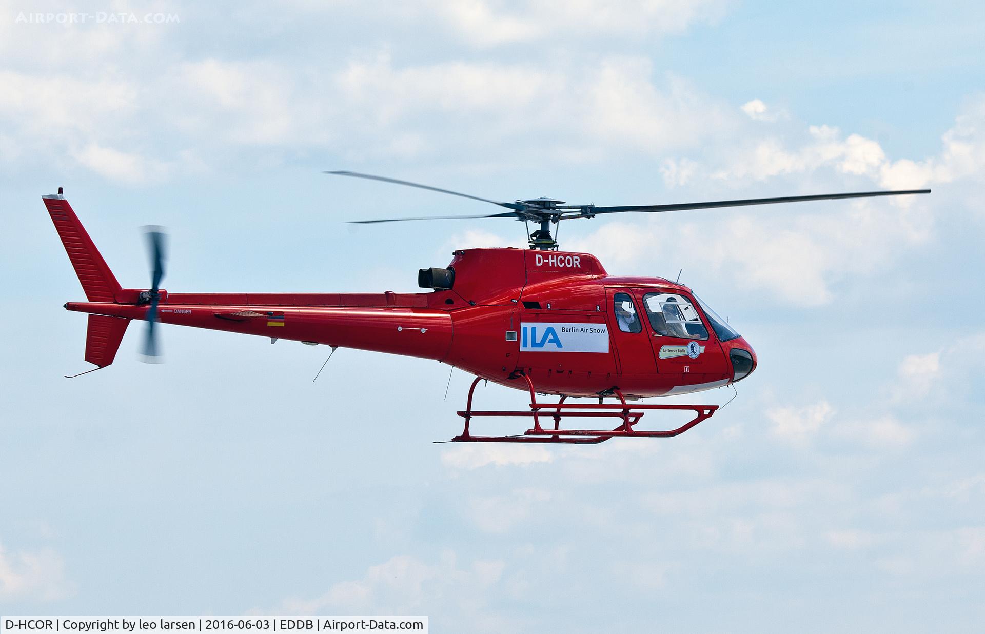 D-HCOR, Aerospatiale AS-350B Ecureuil C/N 1601, Berlin Air Show 3.6.16