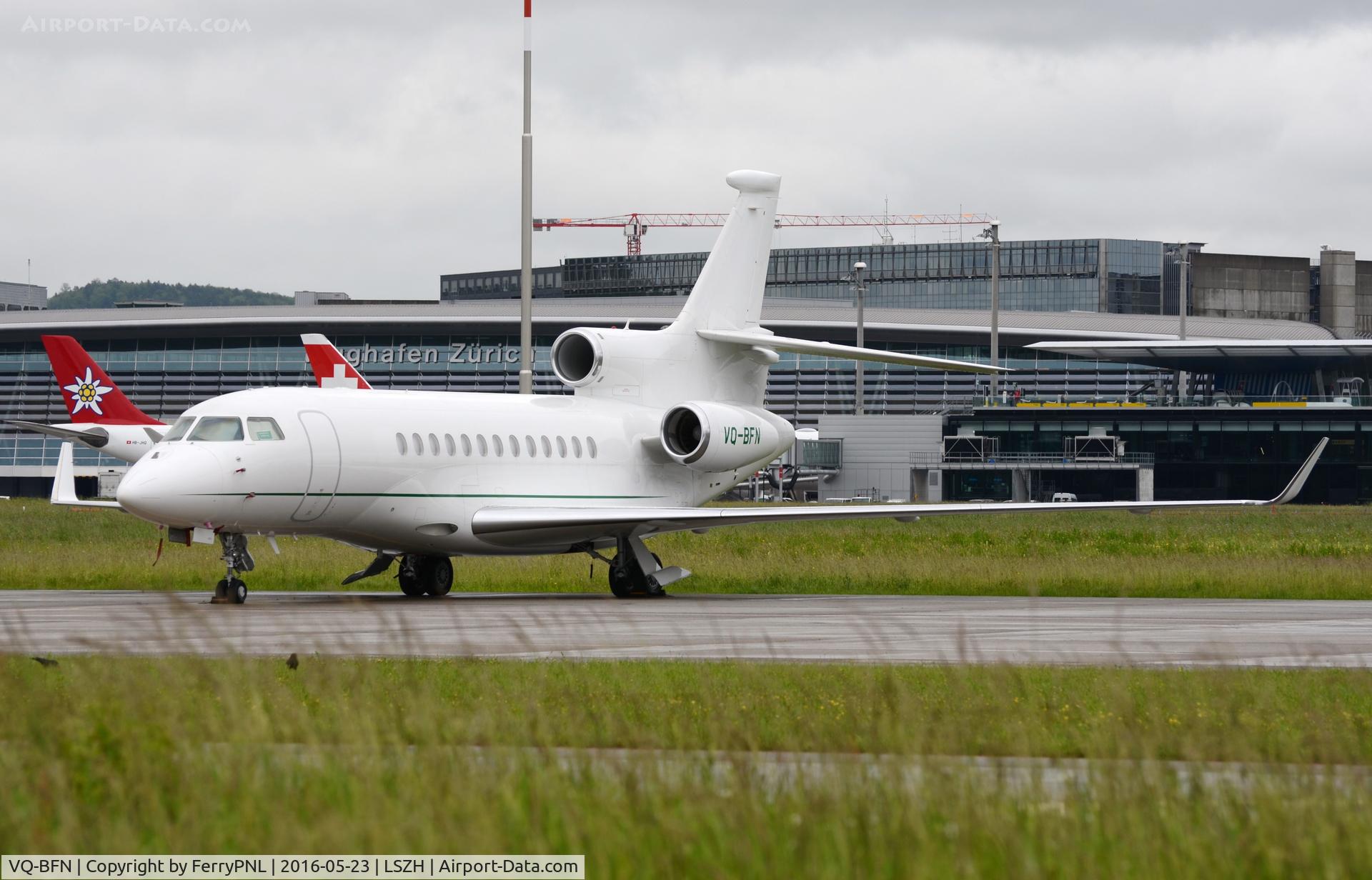 VQ-BFN, 2007 Dassault Falcon 7X C/N 027, Squadron Aviation Services Ltd DA7X