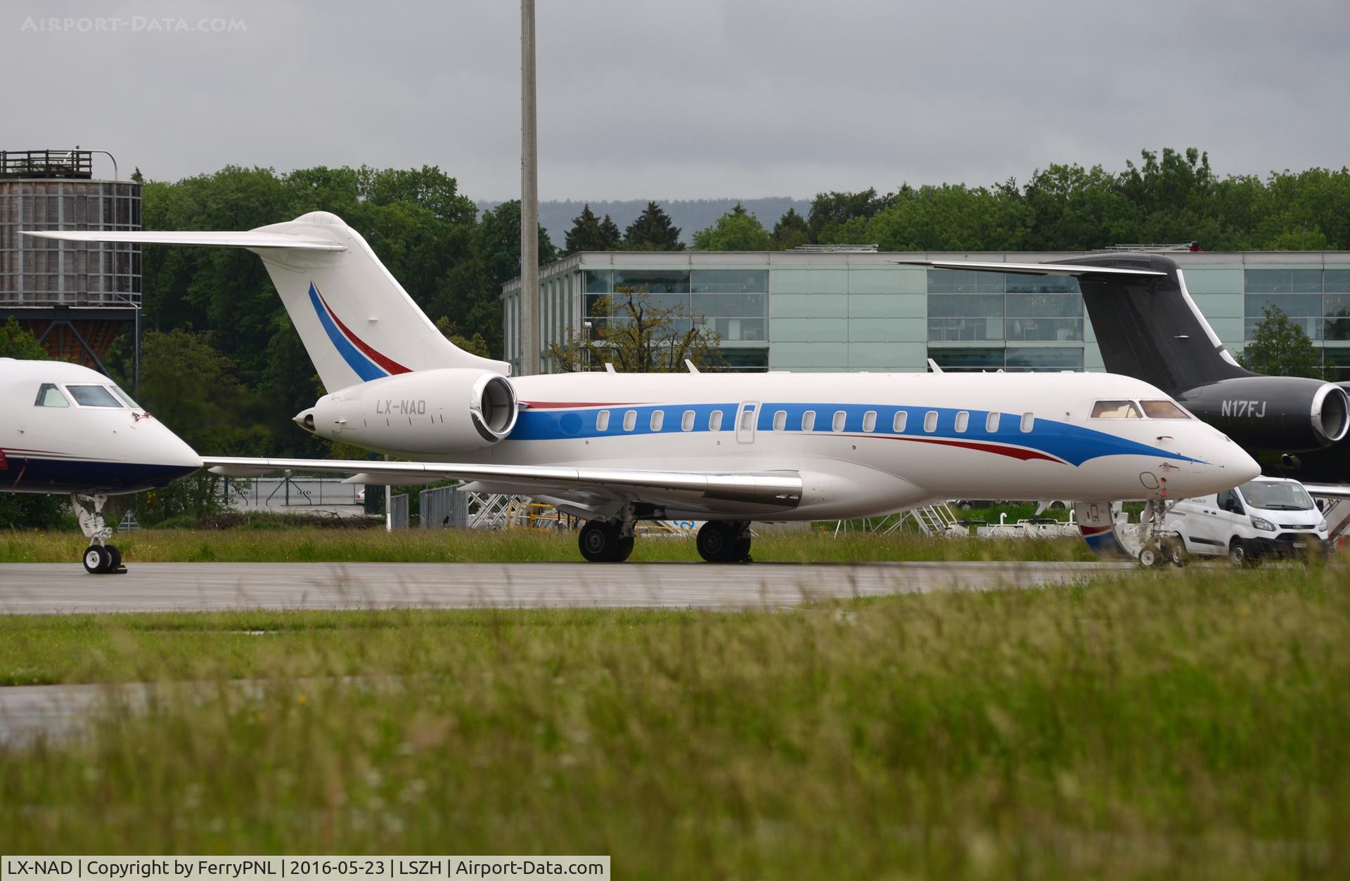 LX-NAD, 2014 Bombardier BD-700-1A10 Global 6000 C/N 9601, Global 6000