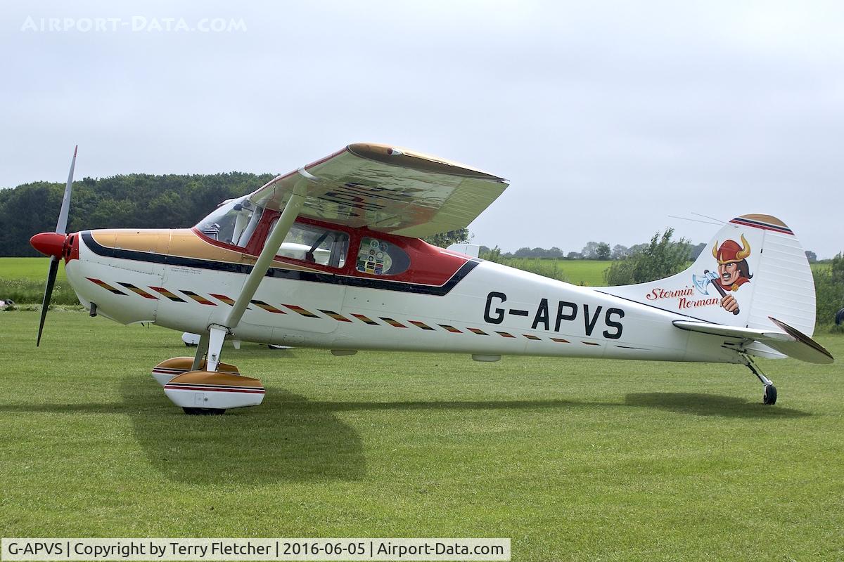 G-APVS, 1957 Cessna 170B C/N 26156, At Northrepps , Norfolk