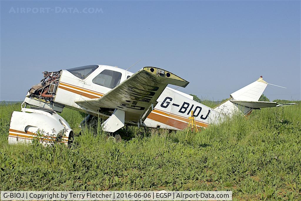 G-BIOJ, 1977 Rockwell Commander 112TCA C/N 13192, At Peterborough Sibson