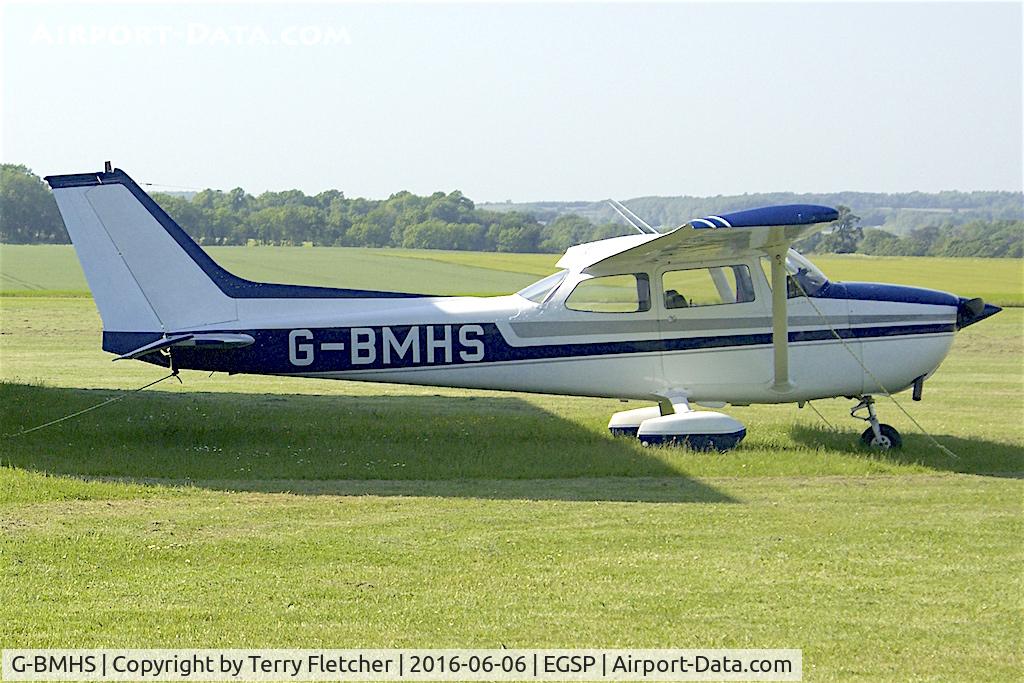 G-BMHS, 1973 Reims F172M Skyhawk Skyhawk C/N 0964, At Peterborough Sibson