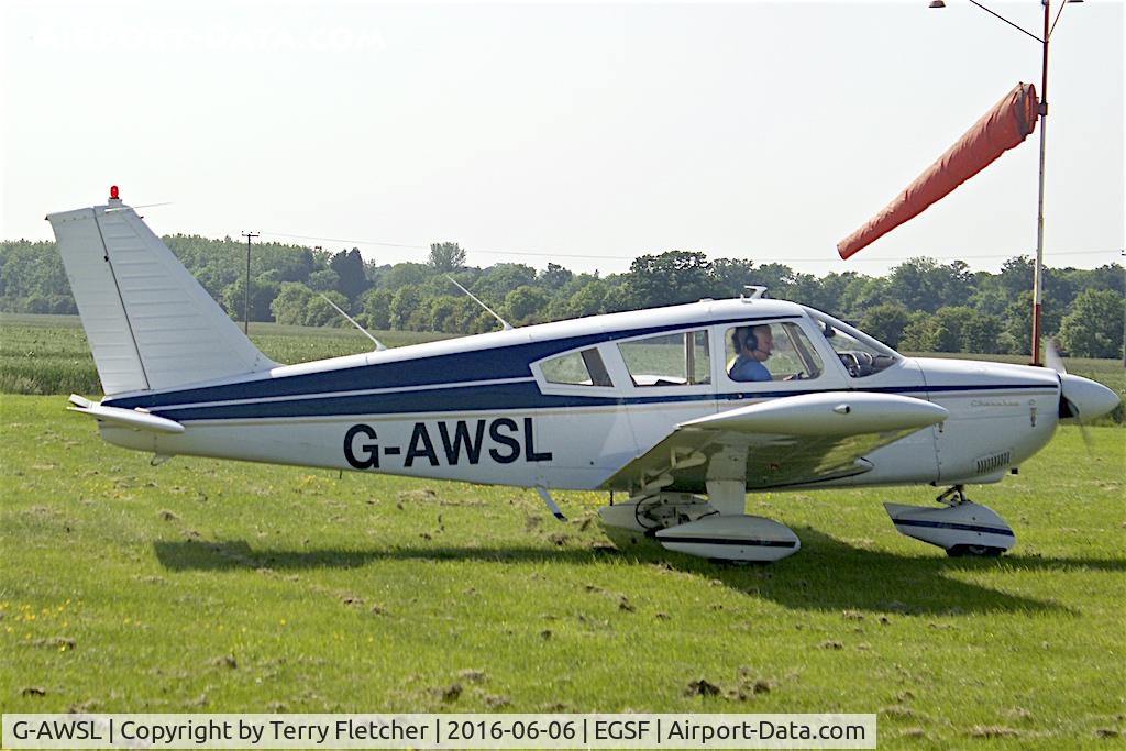 G-AWSL, 1968 Piper PA-28-180 Cherokee C/N 28-4907, At Peterborough Conington