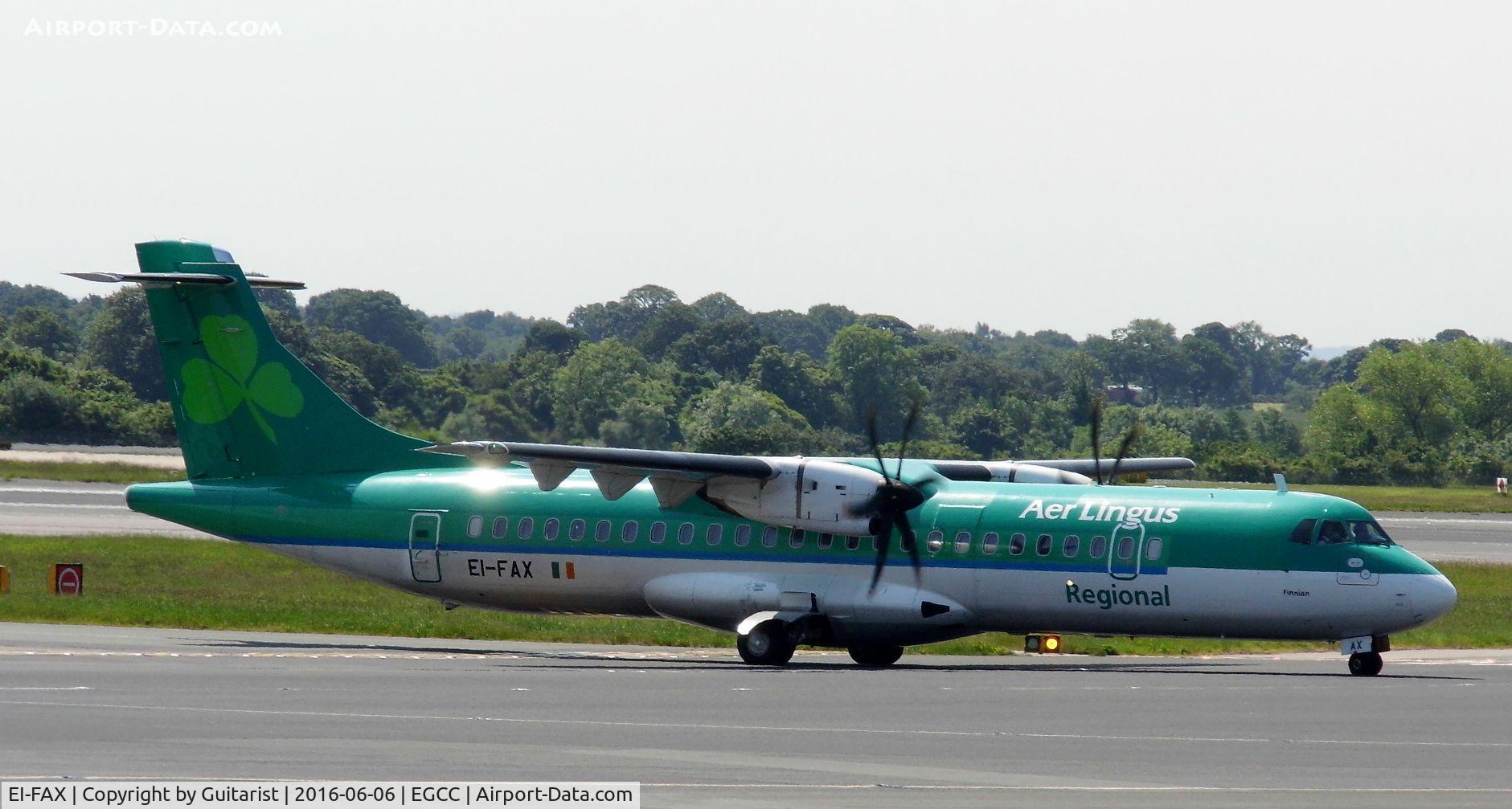 EI-FAX, 2013 ATR 72-600 (72-212A) C/N 1129, At Manchester
