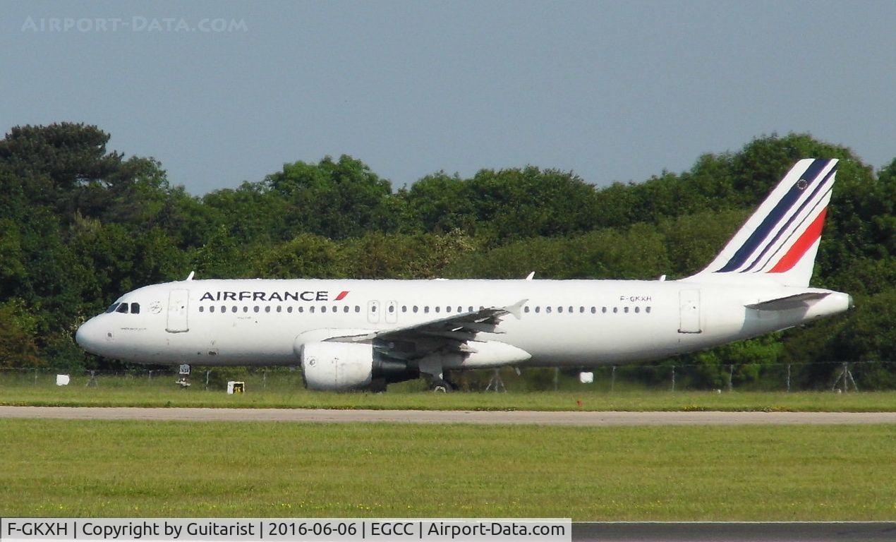 F-GKXH, 2002 Airbus A320-214 C/N 1924, At Manchester