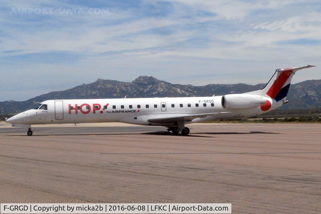 F-GRGD, 1998 Embraer EMB-145EU (ERJ-145EU) C/N 145043, Parked