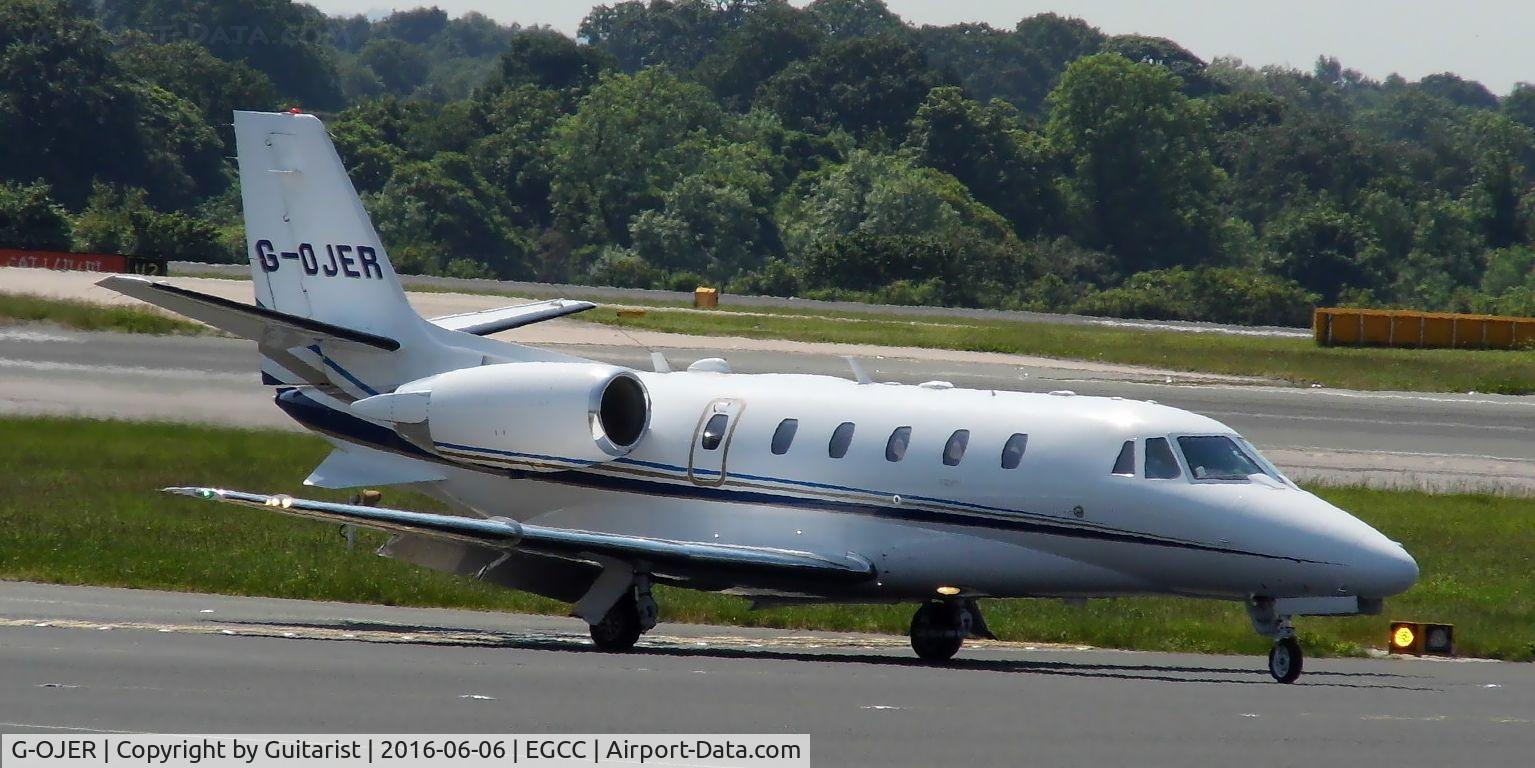 G-OJER, 2013 Cessna 560XL Citation XLS+ C/N 560-6148, At Manchester