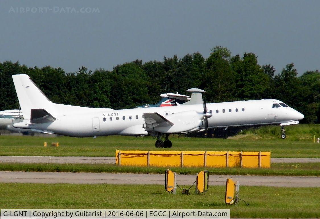 G-LGNT, 1996 Saab 2000 C/N 2000-039, At Manchester