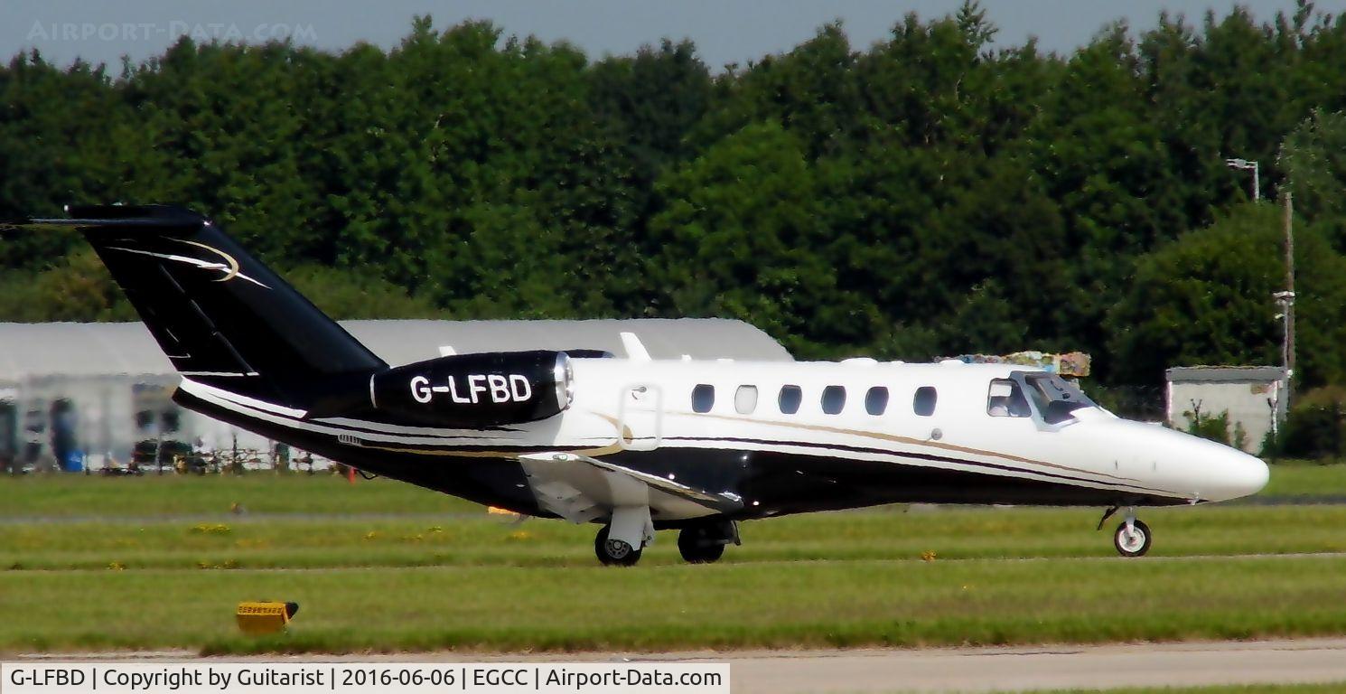 G-LFBD, 2013 Cessna 525A CitationJet CJ2 C/N 525A-0506, At Manchester