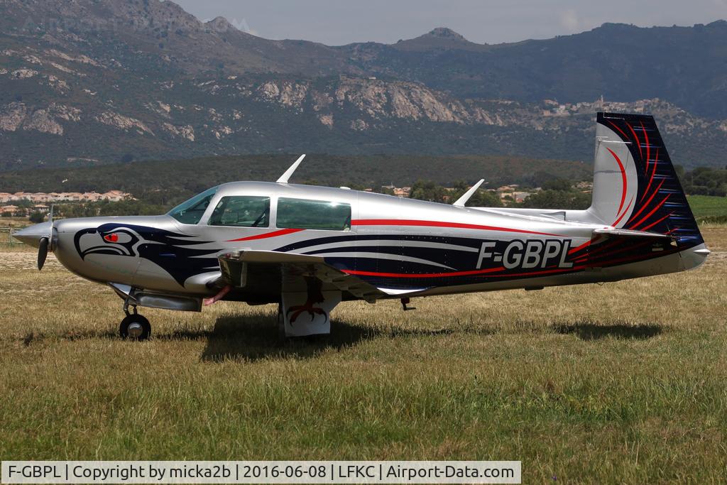 F-GBPL, Mooney M20K C/N 250339, Parked with new colours