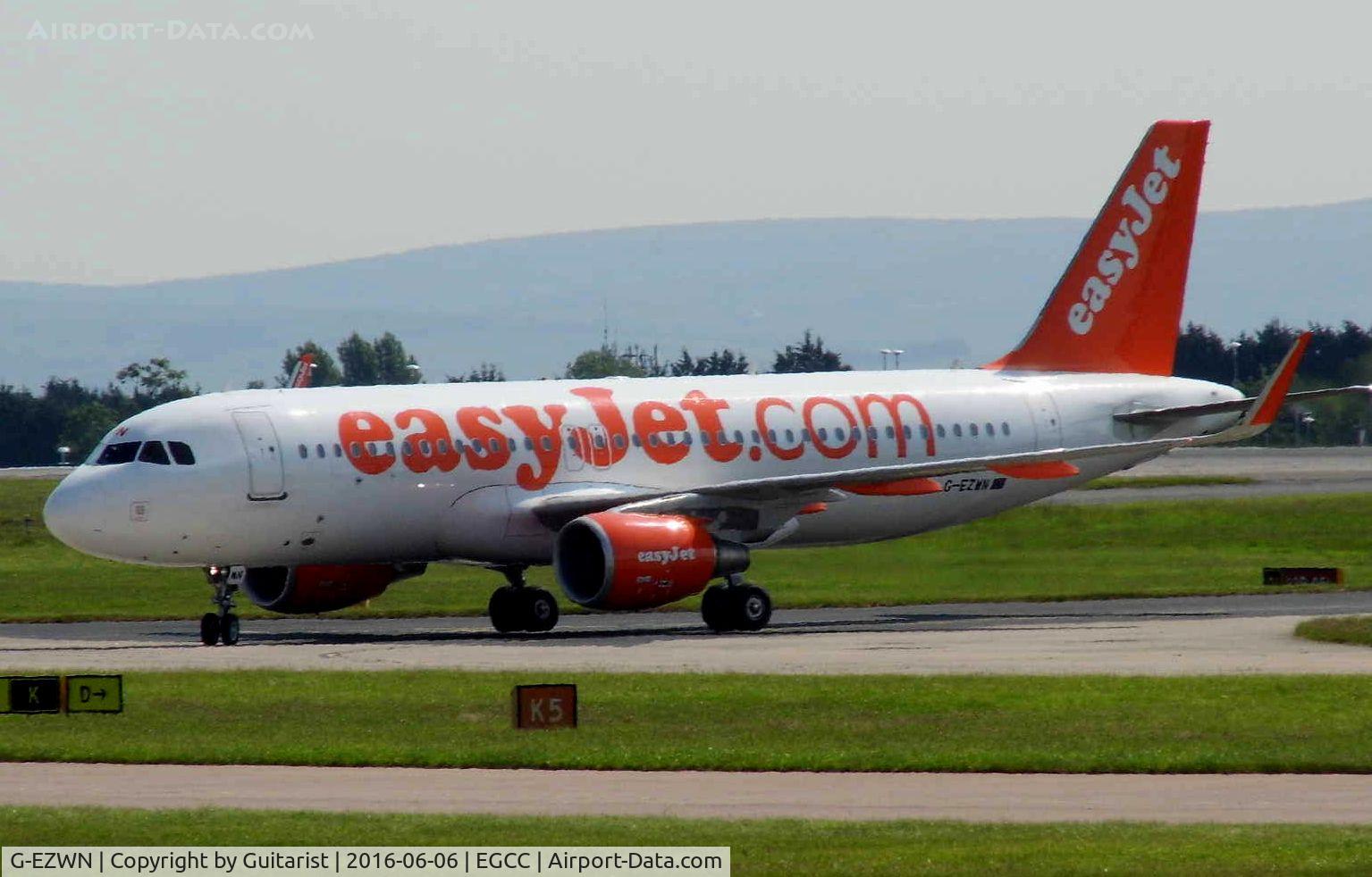 G-EZWN, 2013 Airbus A320-214 C/N 5757, At Manchester
