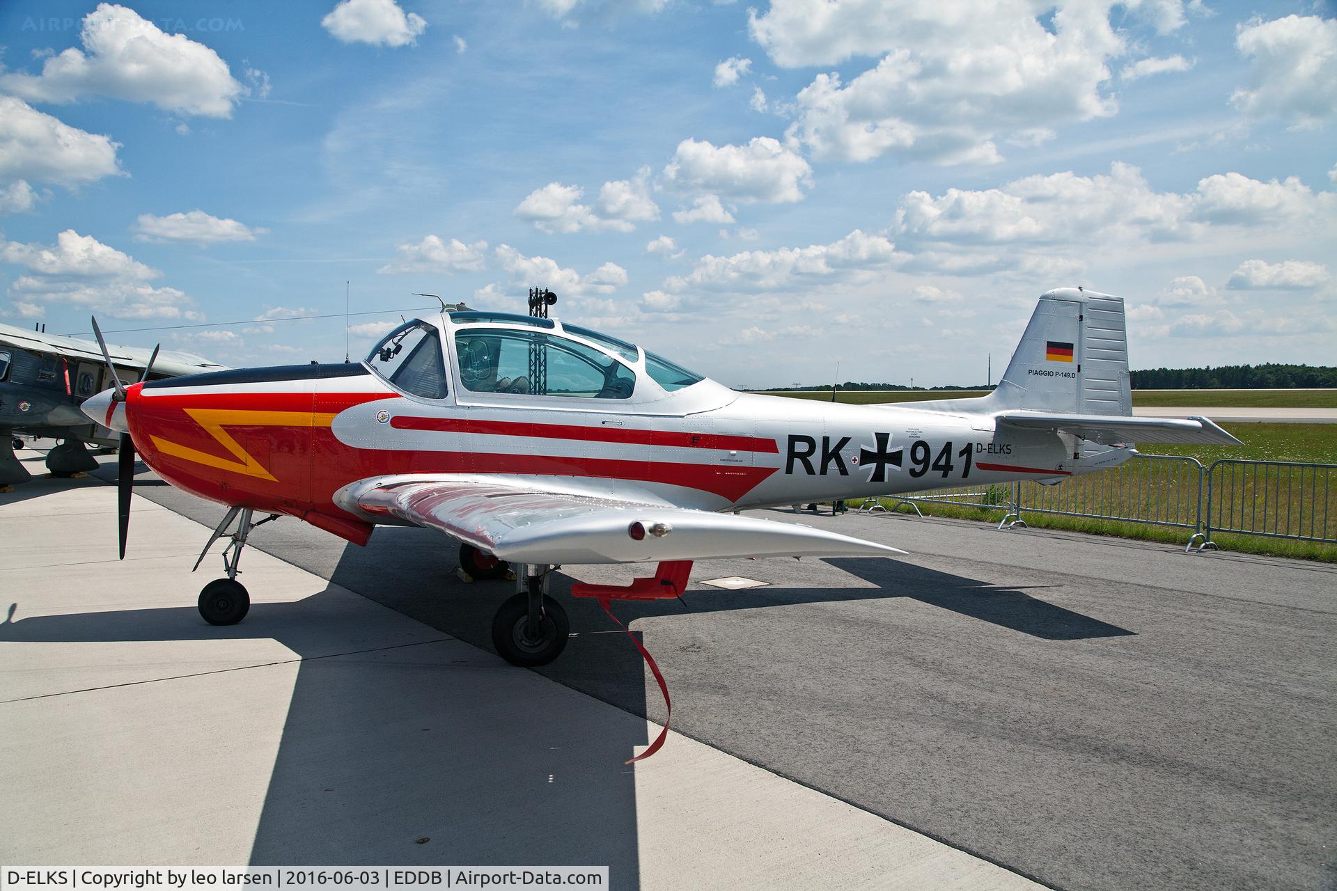 D-ELKS, Piaggio FWP-149D C/N 256, Berlin Air Show 3.6.16