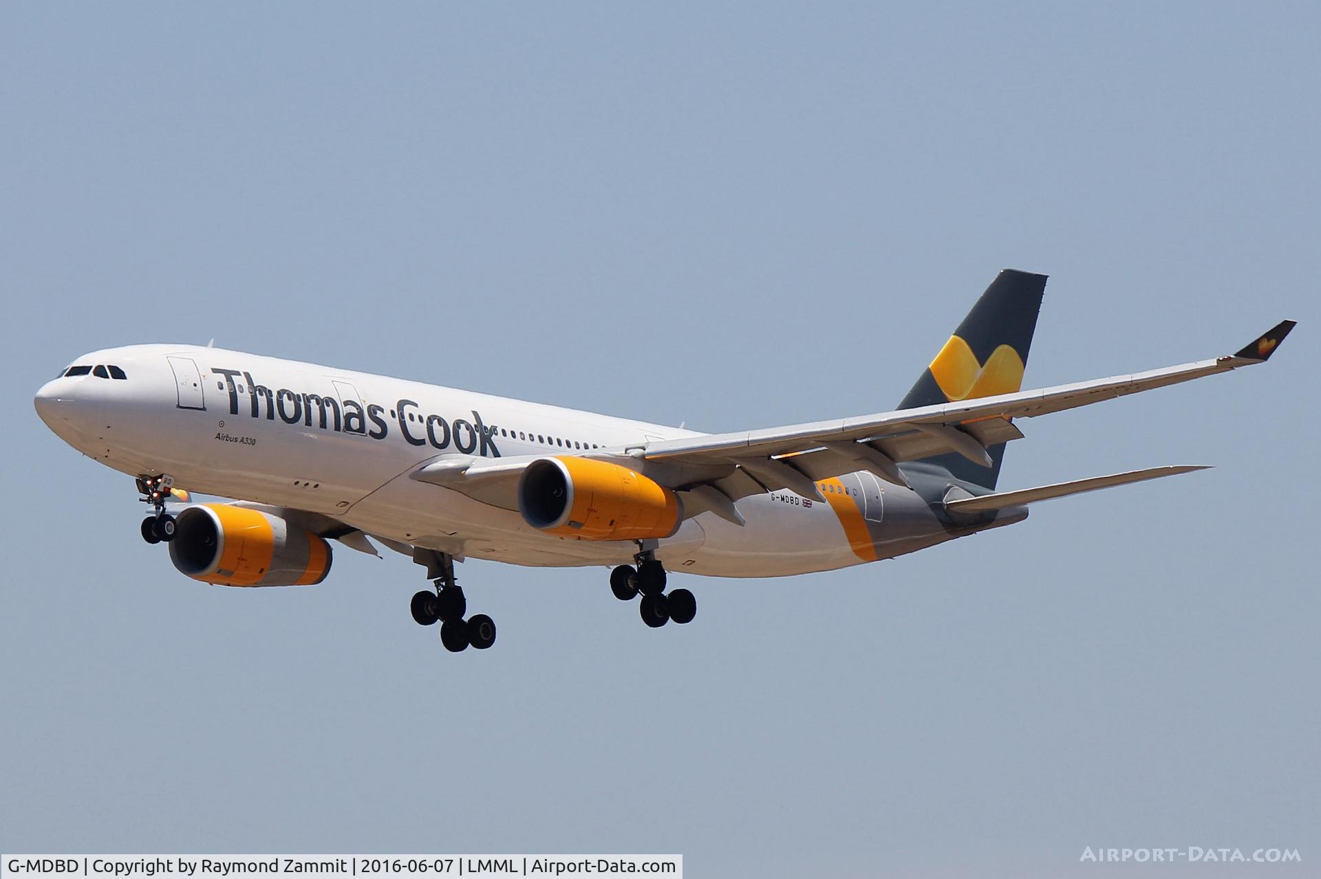 G-MDBD, 1999 Airbus A330-243 C/N 266, A330 G-MDBD Thomas Cook Airlines