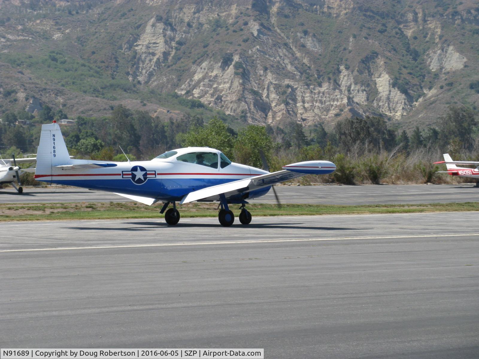 N91689, 1946 North American Navion (NA-145) C/N NAV-4-431, 1946 North American NAVION, Continental E225 upgrade, landing roll Rwy 22