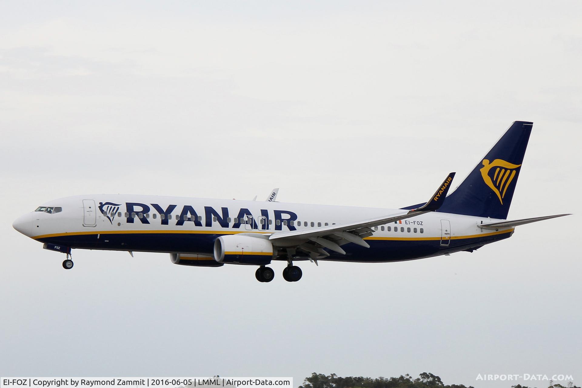 EI-FOZ, 2016 Boeing 737-8AS C/N 44731, B737-800 EI-FOZ Ryanair