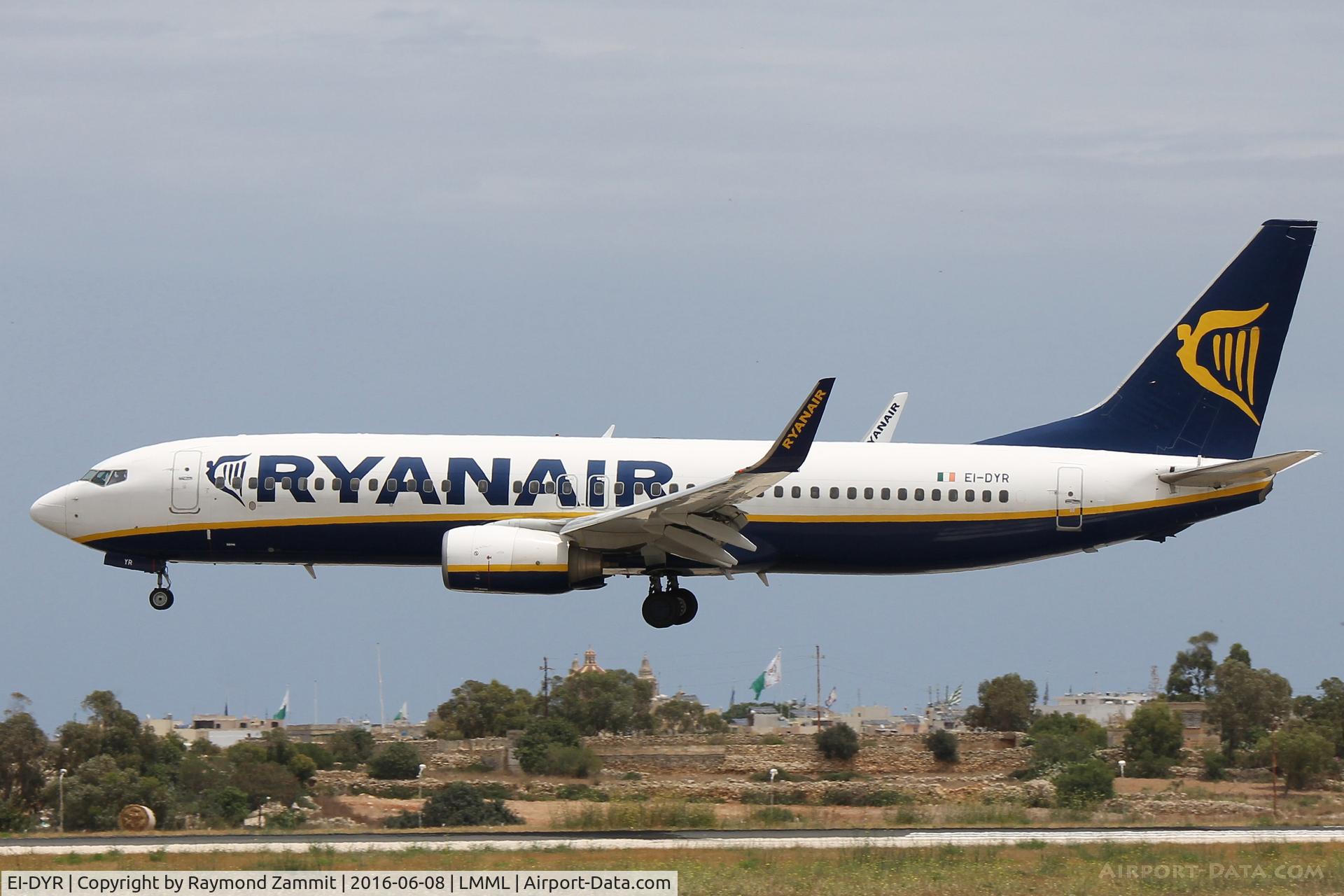 EI-DYR, 2008 Boeing 737-8AS C/N 37513, B737-800 EI-DYR Ryanair