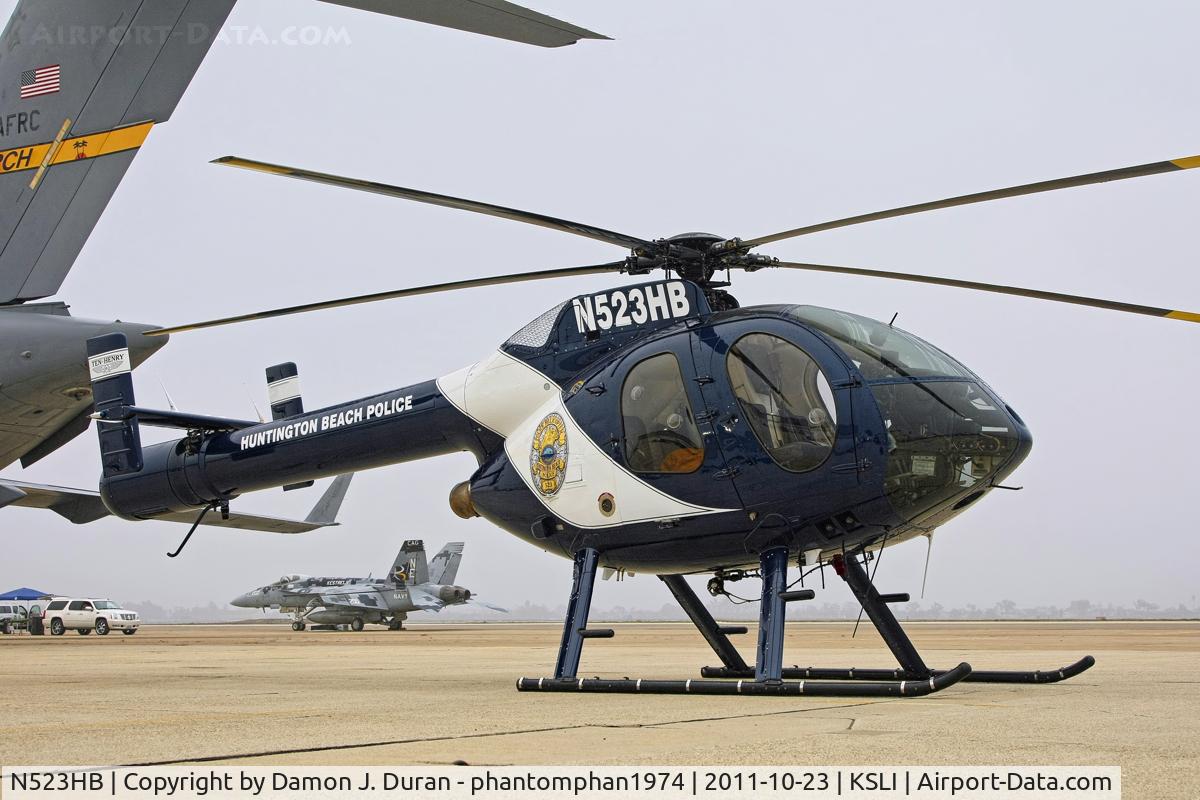 N523HB, 2007 MD Helicopters 500N C/N LN105, On display at the Wings Wheels and Rotors Expo 2011