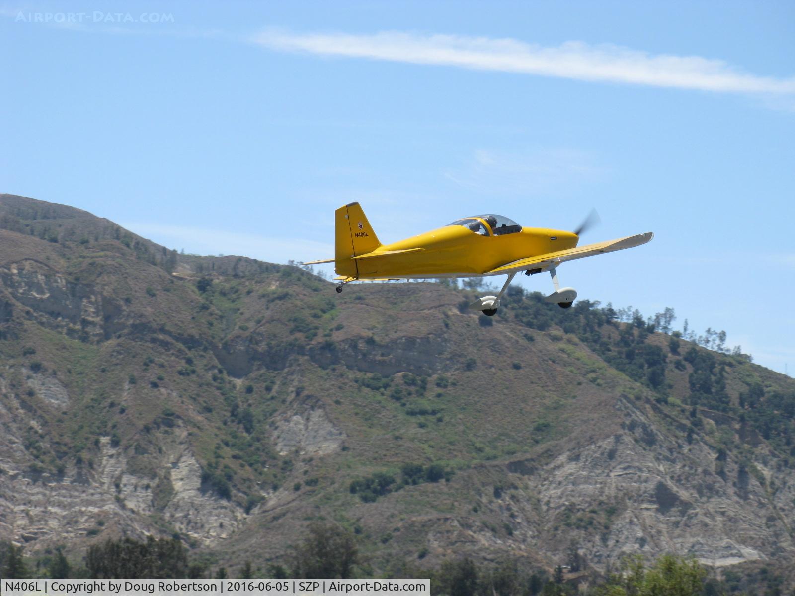N406L, 2008 Vans RV-6 C/N 936, Provo PROVO 6, Lycoming O-320 160 Hp, takeoff climb Rwy 22, Young Eagles flight
