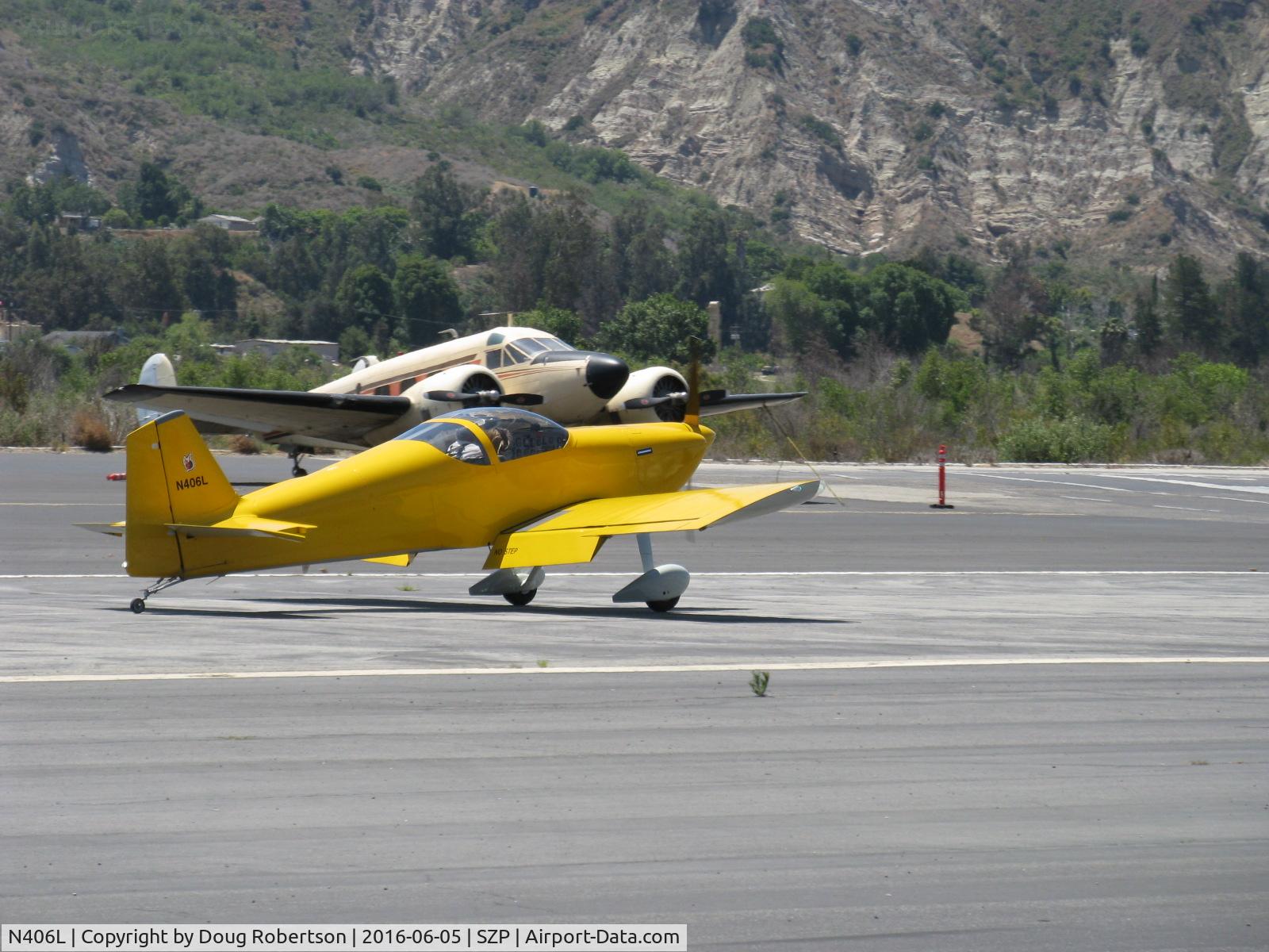 N406L, 2008 Vans RV-6 C/N 936, Provo PROVO 6, Lycoming O-320 160 Hp, landing roll Rwy 22, Young Eagles flight