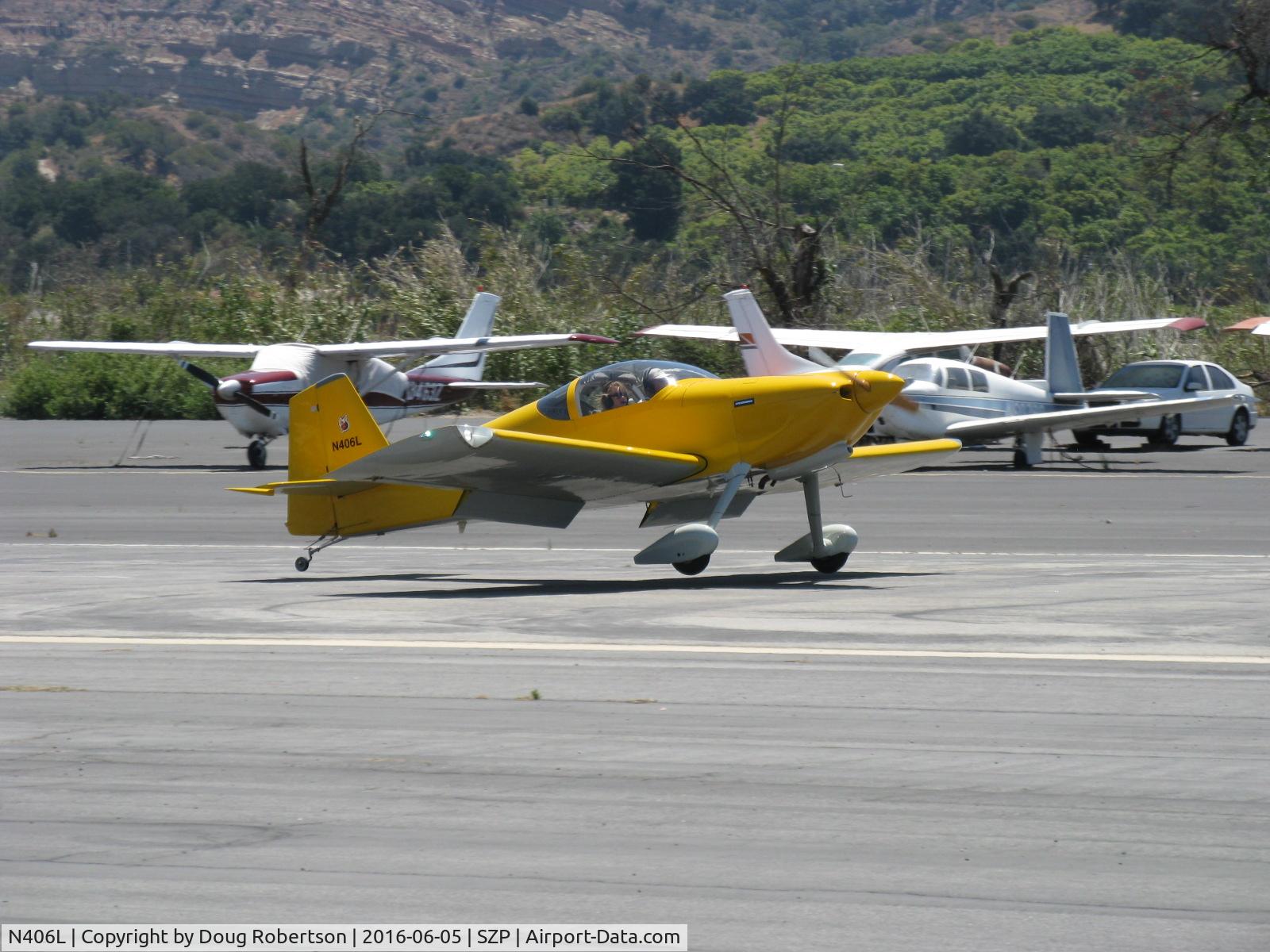 N406L, 2008 Vans RV-6 C/N 936, Provo PROVO 6, Lycoming O-320 160 Hp, landing Rwy 22, Young Eagles flight