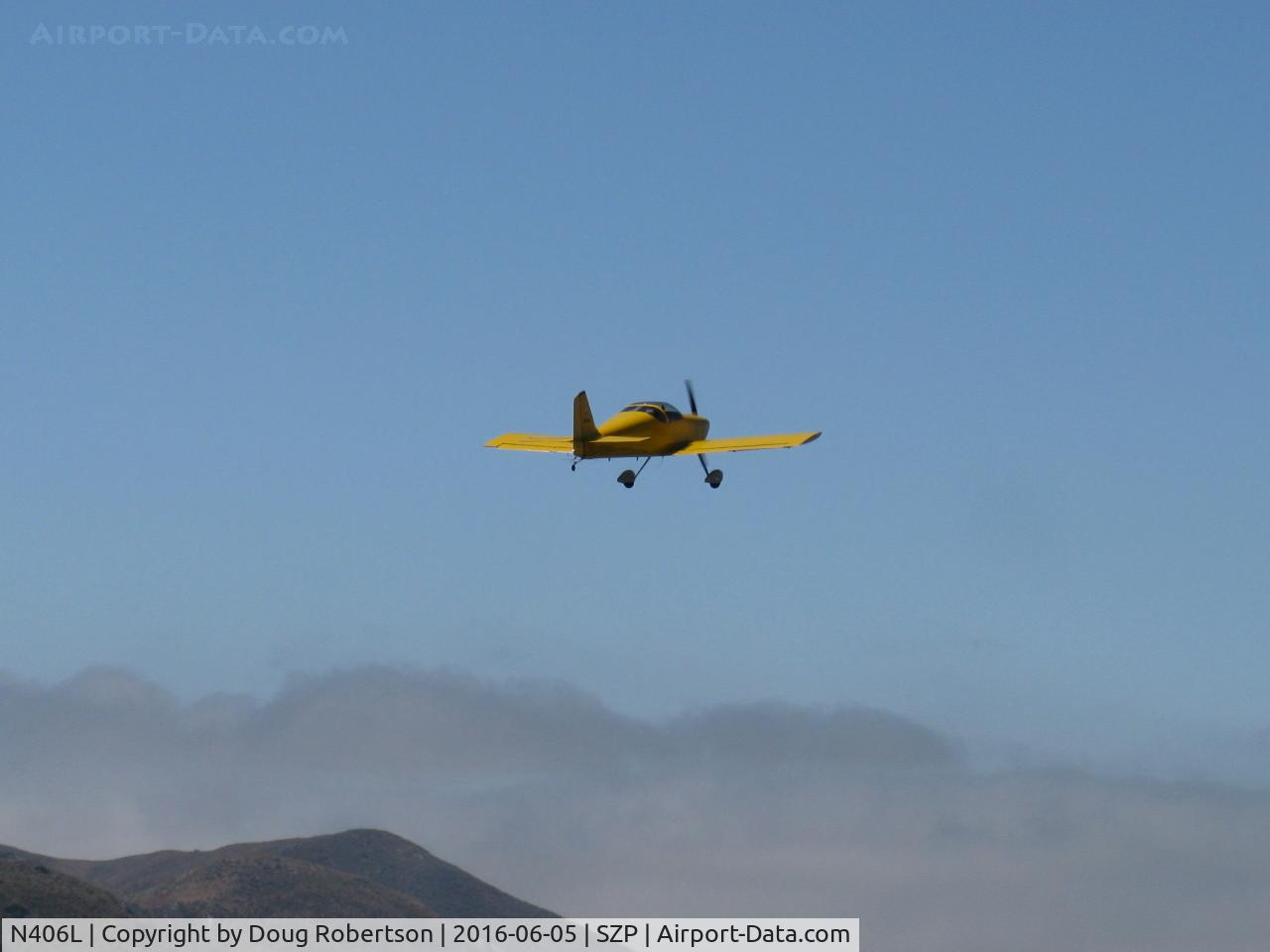 N406L, 2008 Vans RV-6 C/N 936, Provo PROVO 6, Lycoming O-320 160 Hp, takeoff climb Rwy 22, Young Eagles flight
