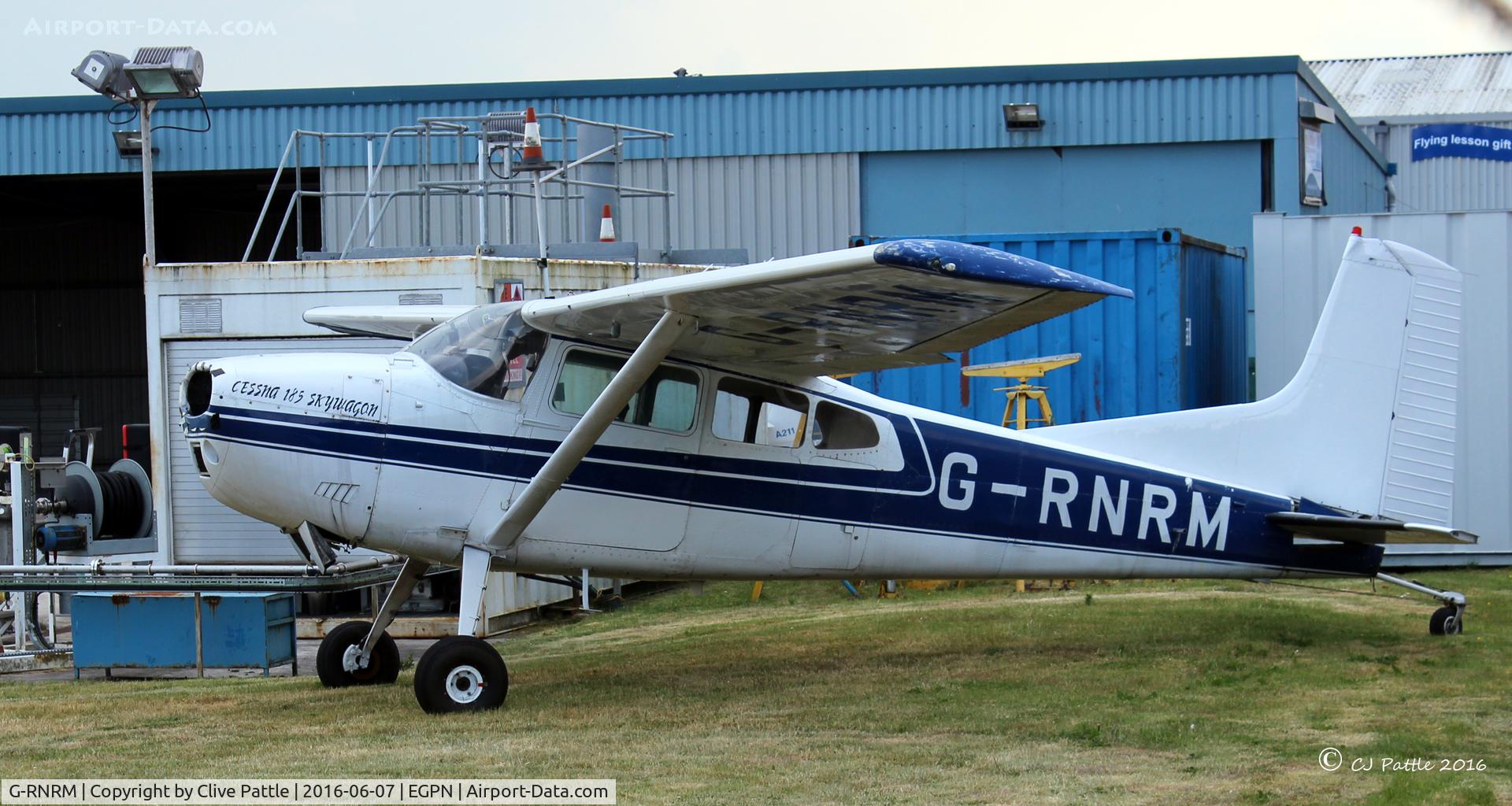 G-RNRM, 1974 Cessna A185F Skywagon 185 C/N 185-02541, Parked up at Dundee EGPN