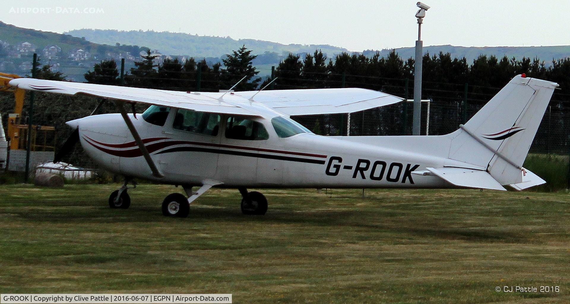 G-ROOK, 1981 Reims F172P Skyhawk C/N 2081, Parked up at Dundee EGPN