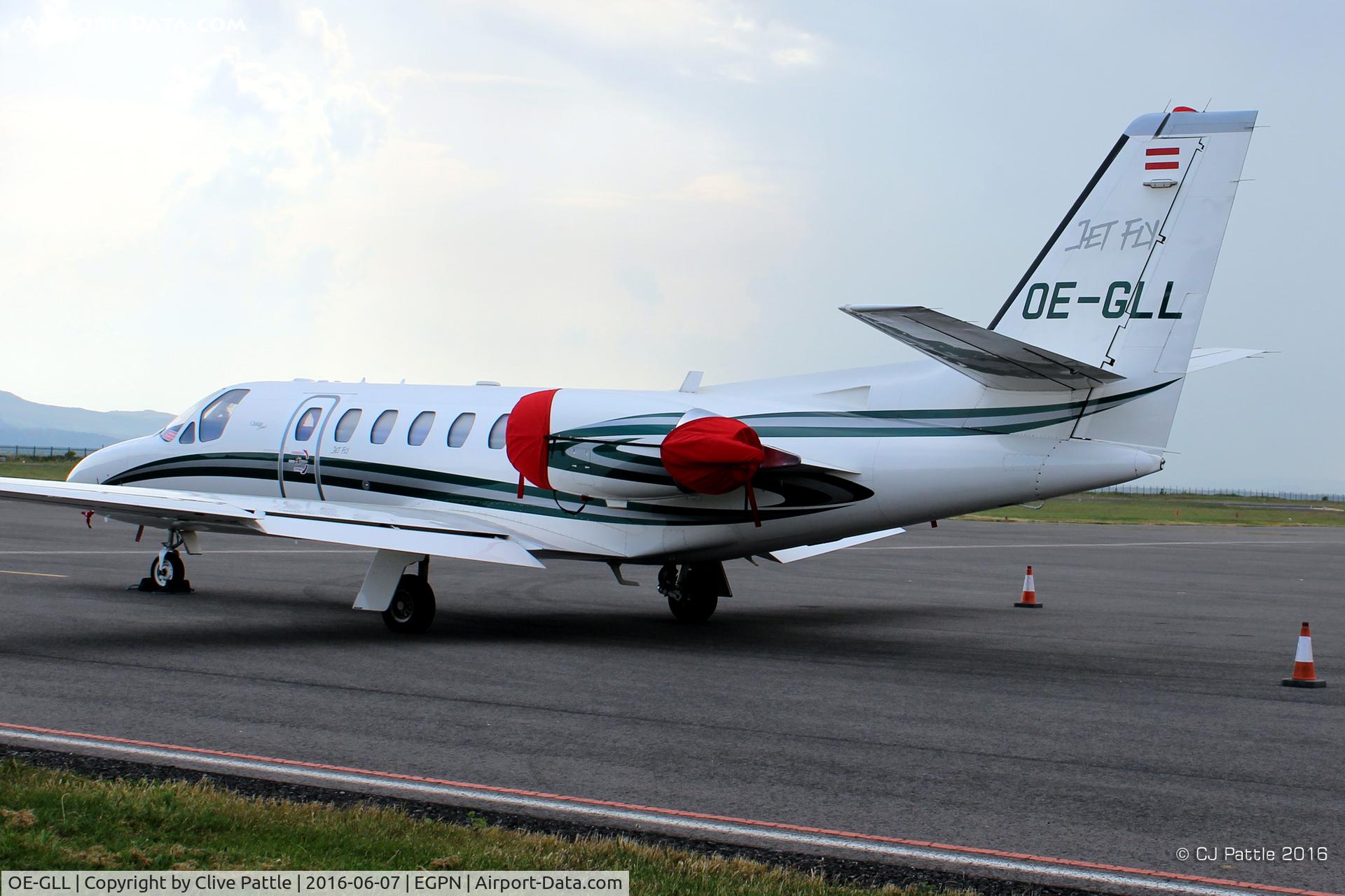 OE-GLL, 2003 Cessna 550 Citation Bravo C/N 550-1069, Visiting Dundee EGPN