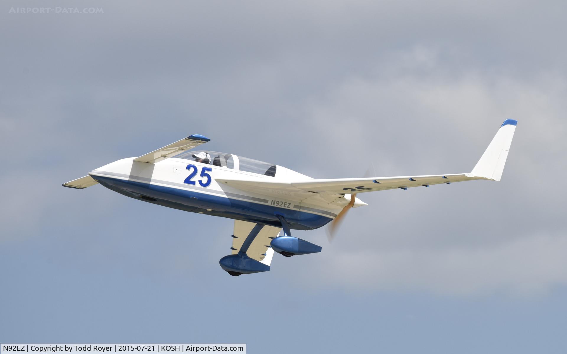 N92EZ, 1983 Rutan VariEze C/N 2052, Airventure 2015