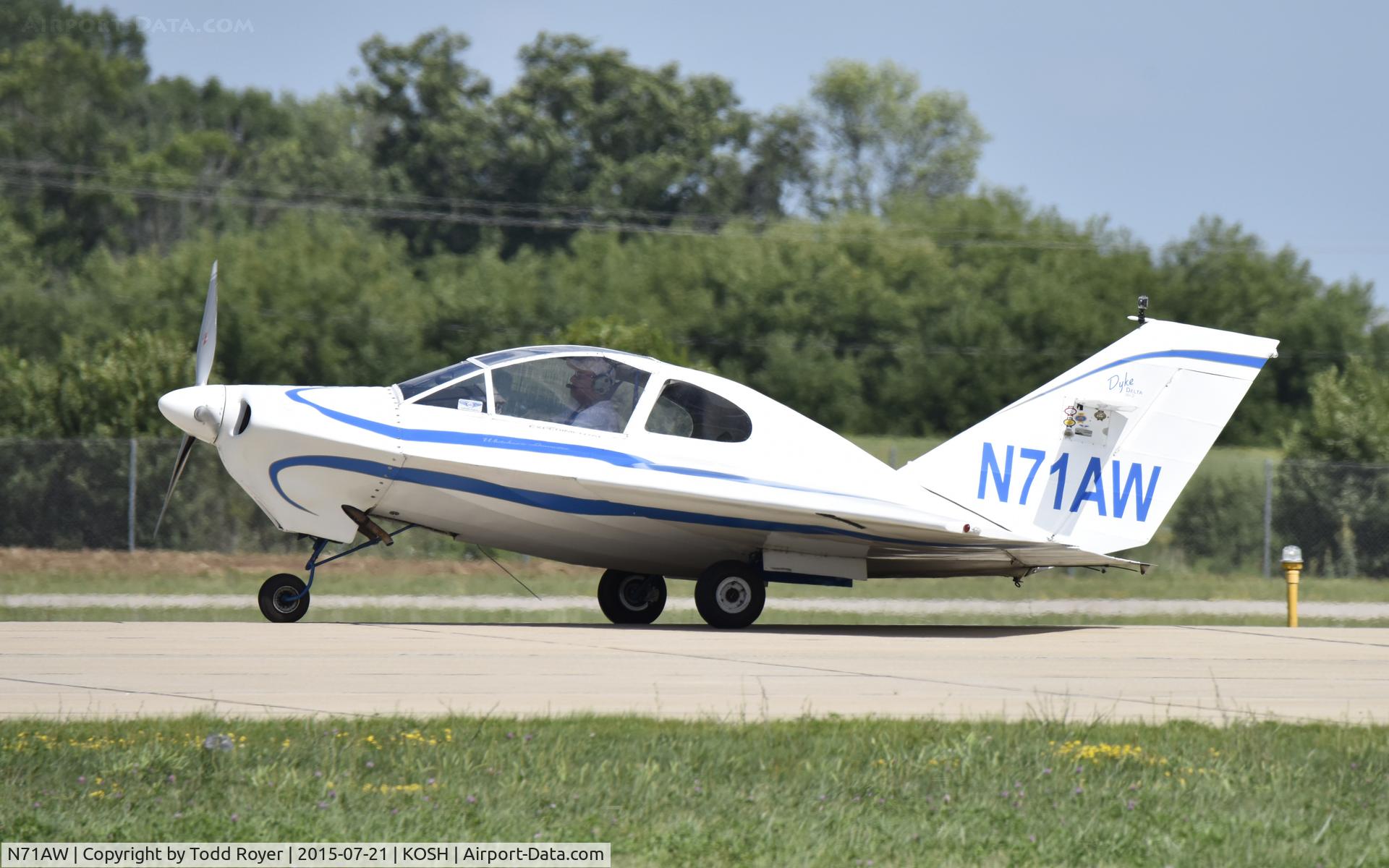 N71AW, 2010 Dyke JD-2 Delta C/N 1123, Airventure 2015